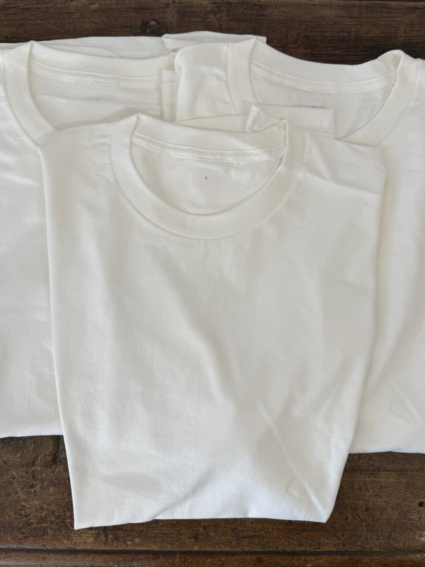 Pack of Three White T-Shirts