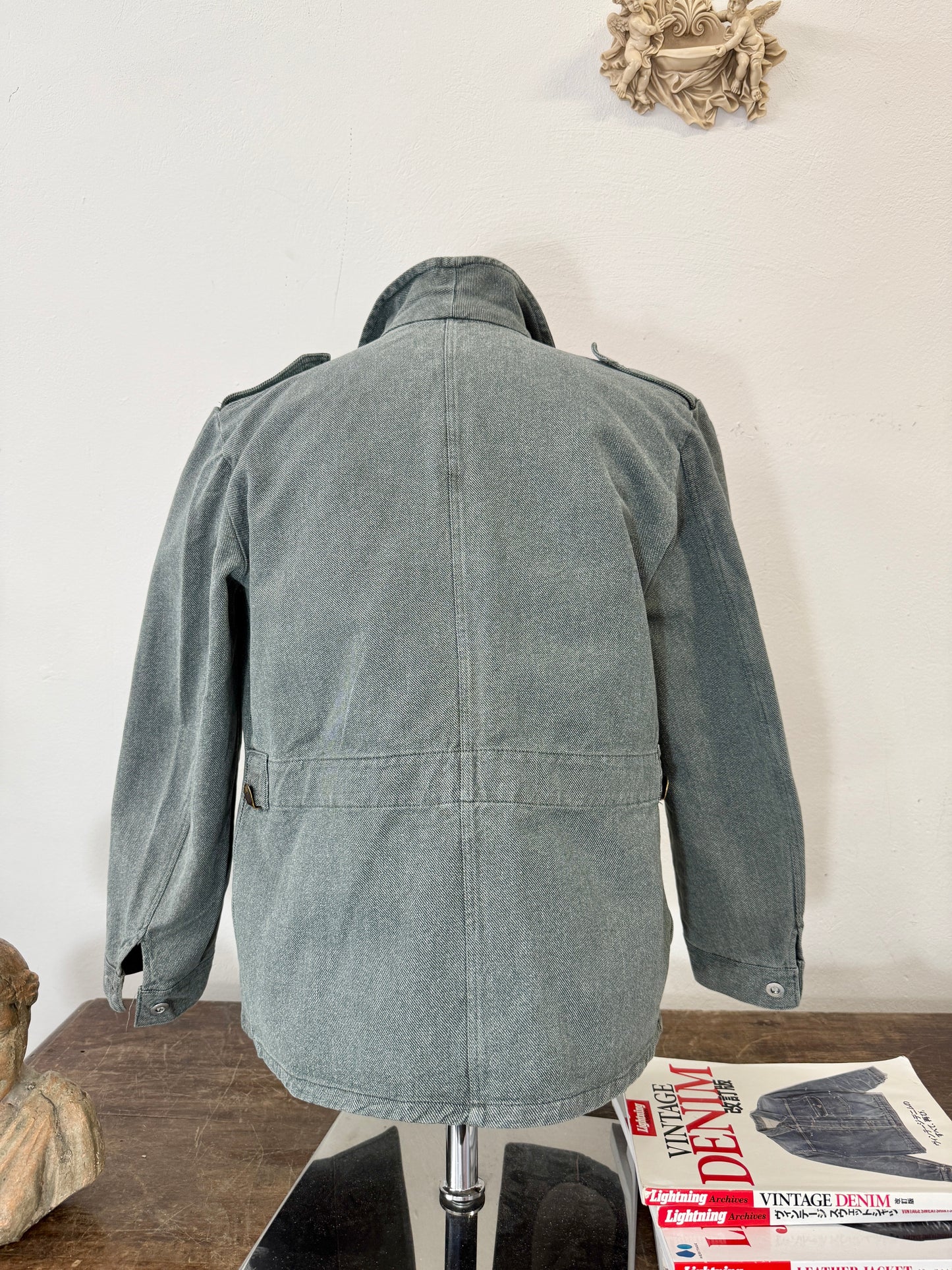 Vintage Selvedge Swiss Army Jacket “S/M”