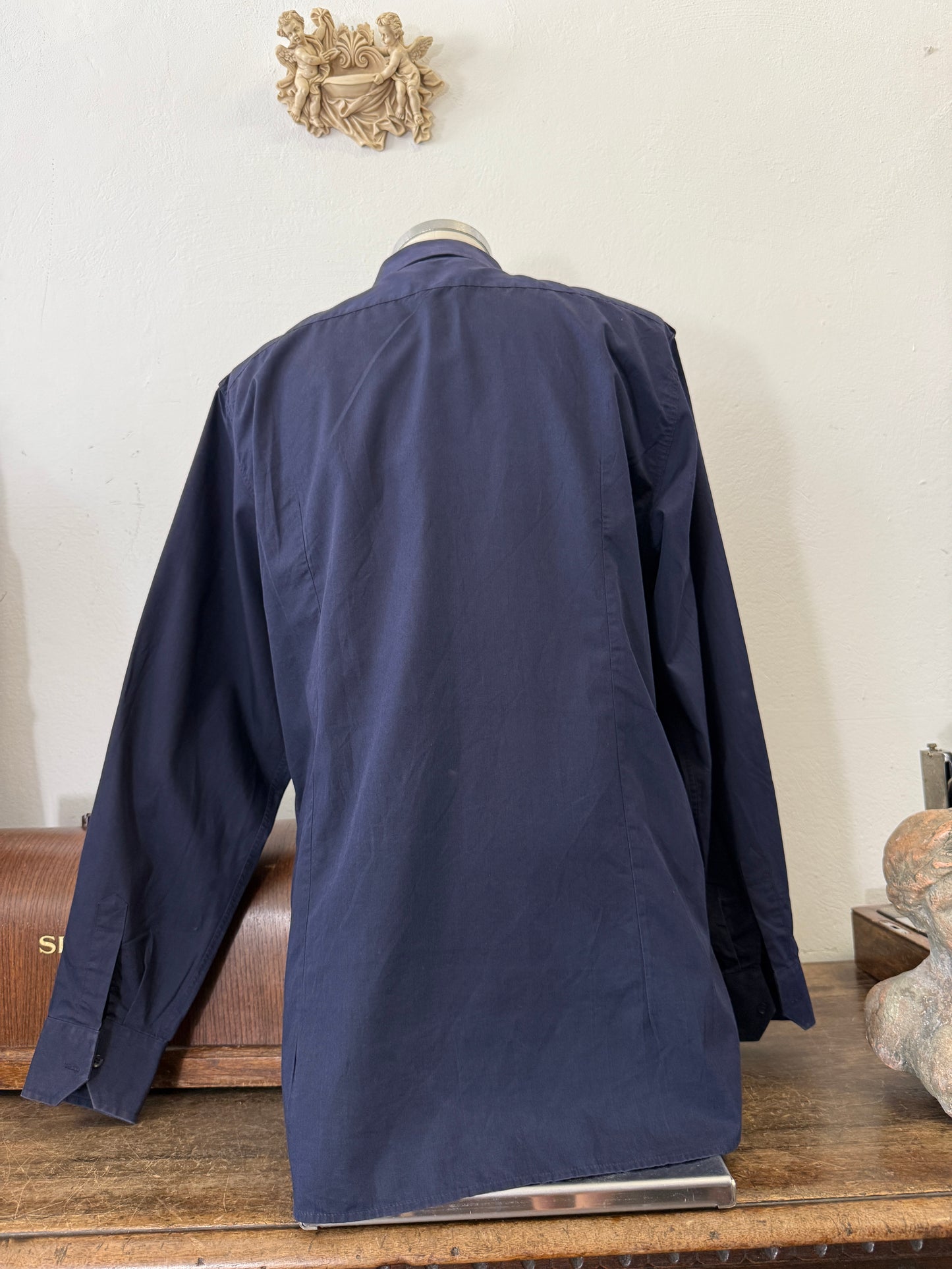 Vintage Italian Navy Shirt “XL”