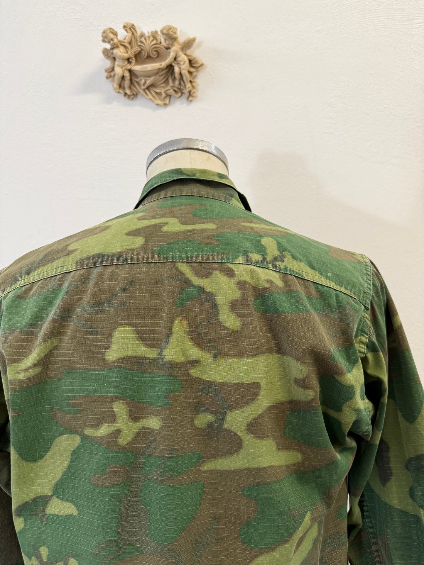 Vintage Woodland Jacket Rip Stop Us Army “S”