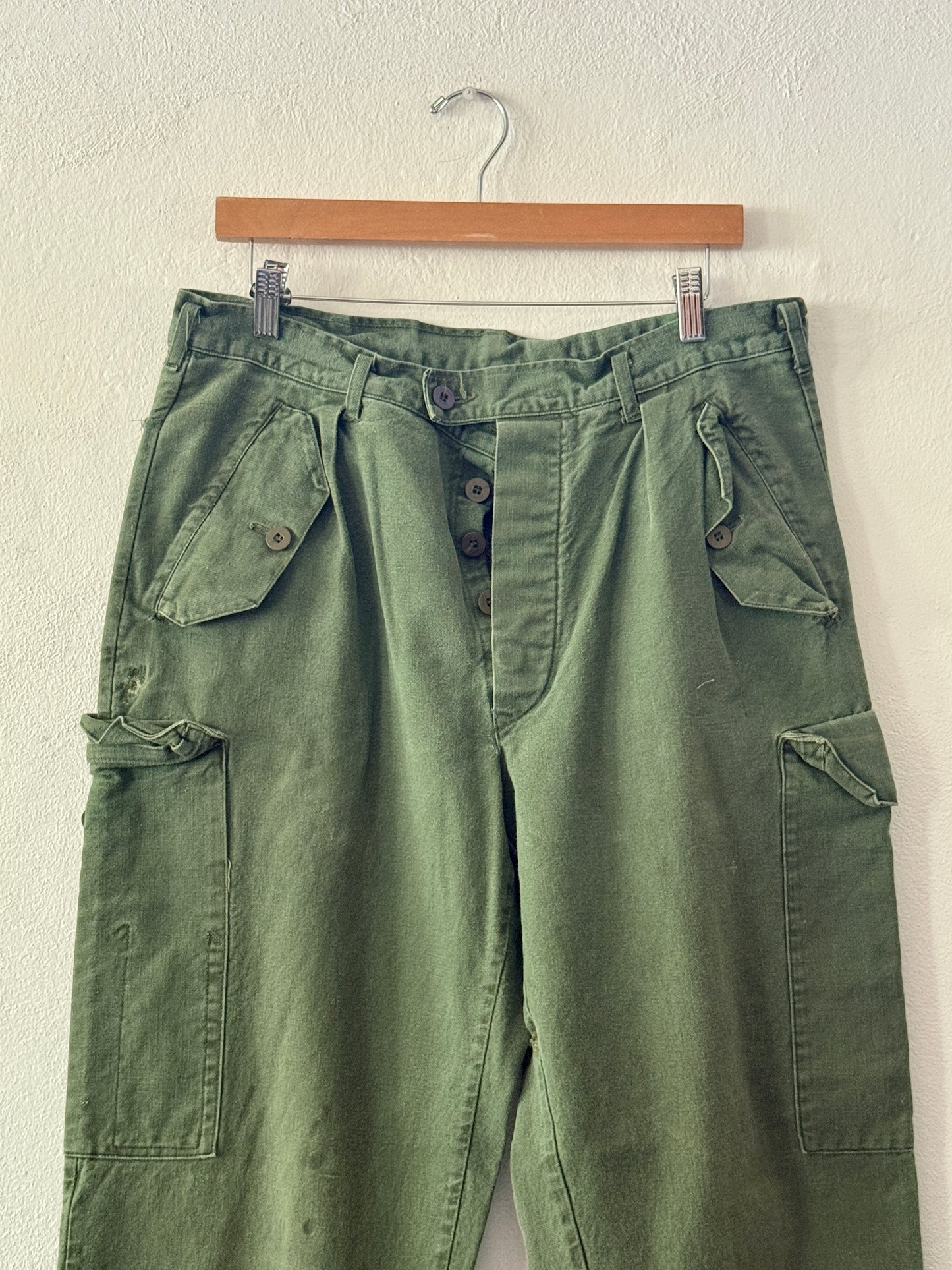 Vintage Swedish Army Fatigue Pants “W34”