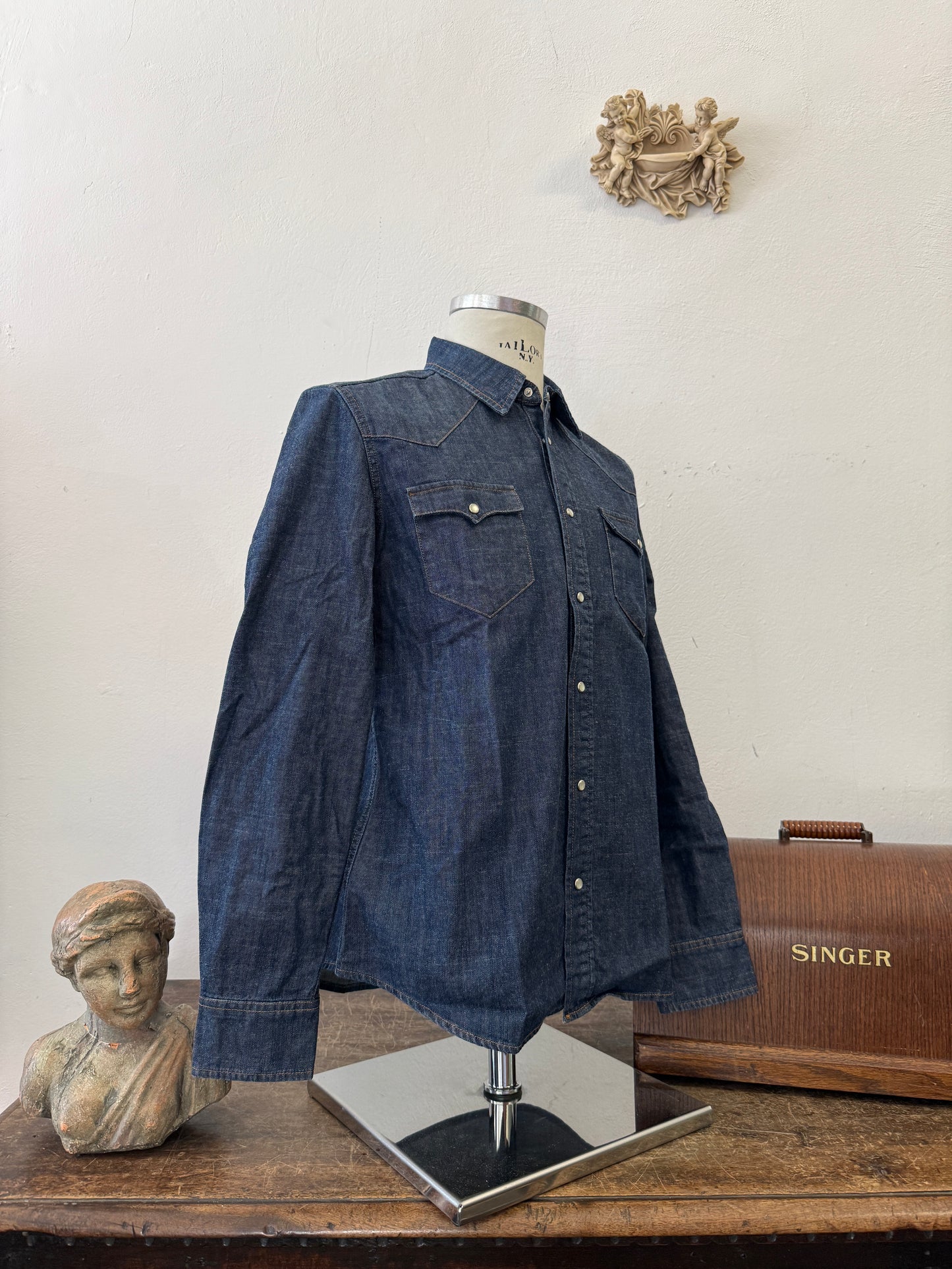 Western “Jeckerson” Denim Shirt - XS, M