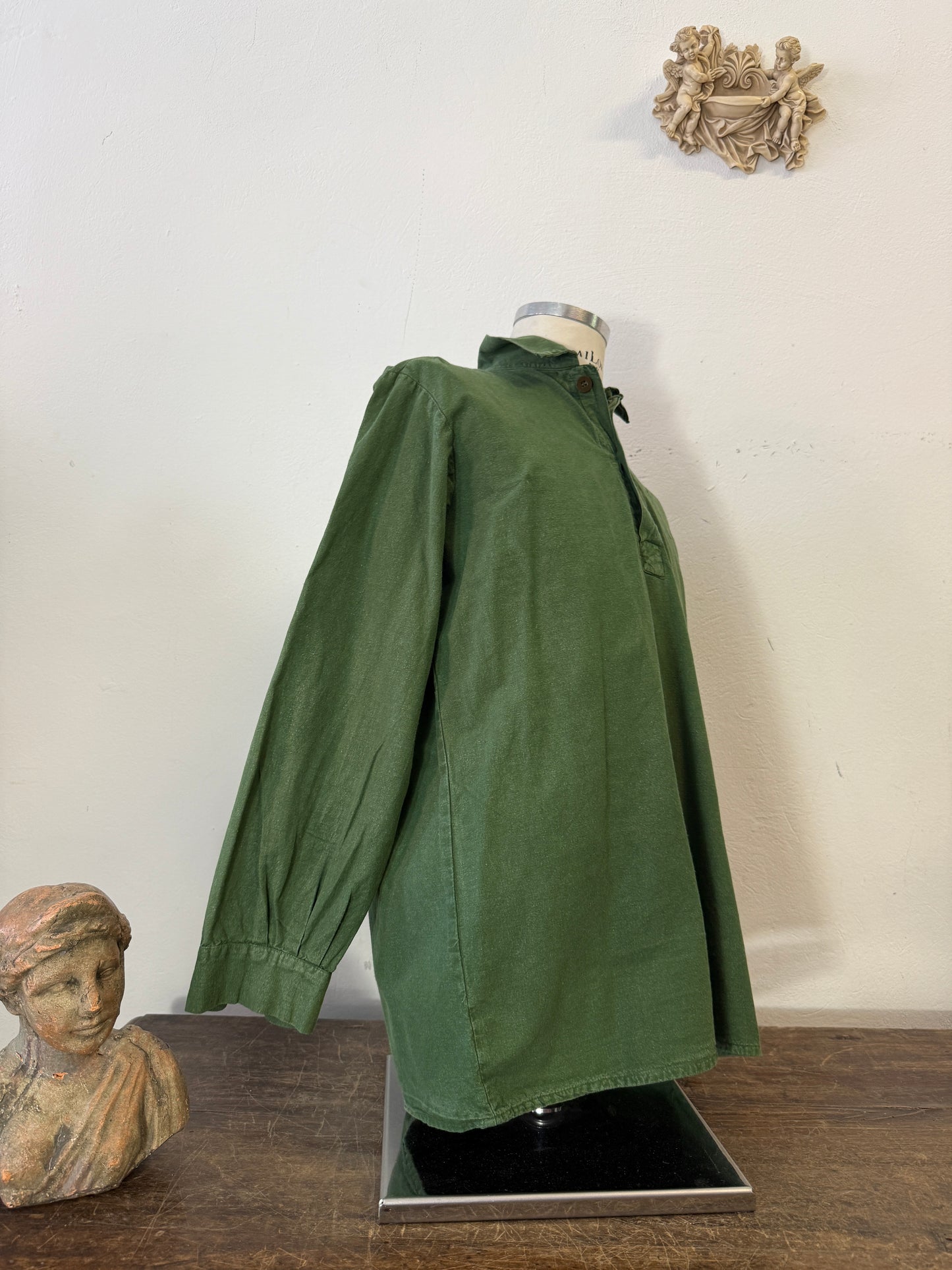 Vintage 80’s Swedish Army Shirt “M”