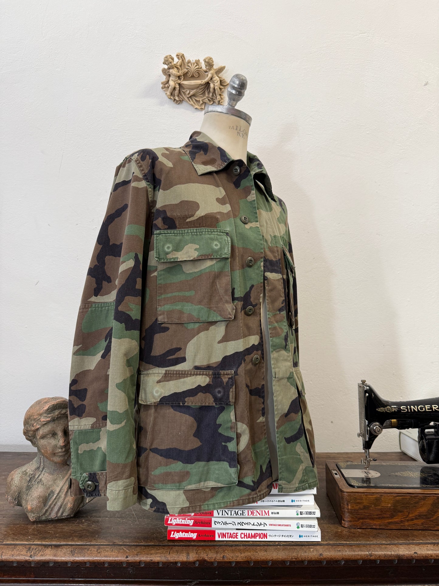 Vintage Woodland Jacket Us Army “L”