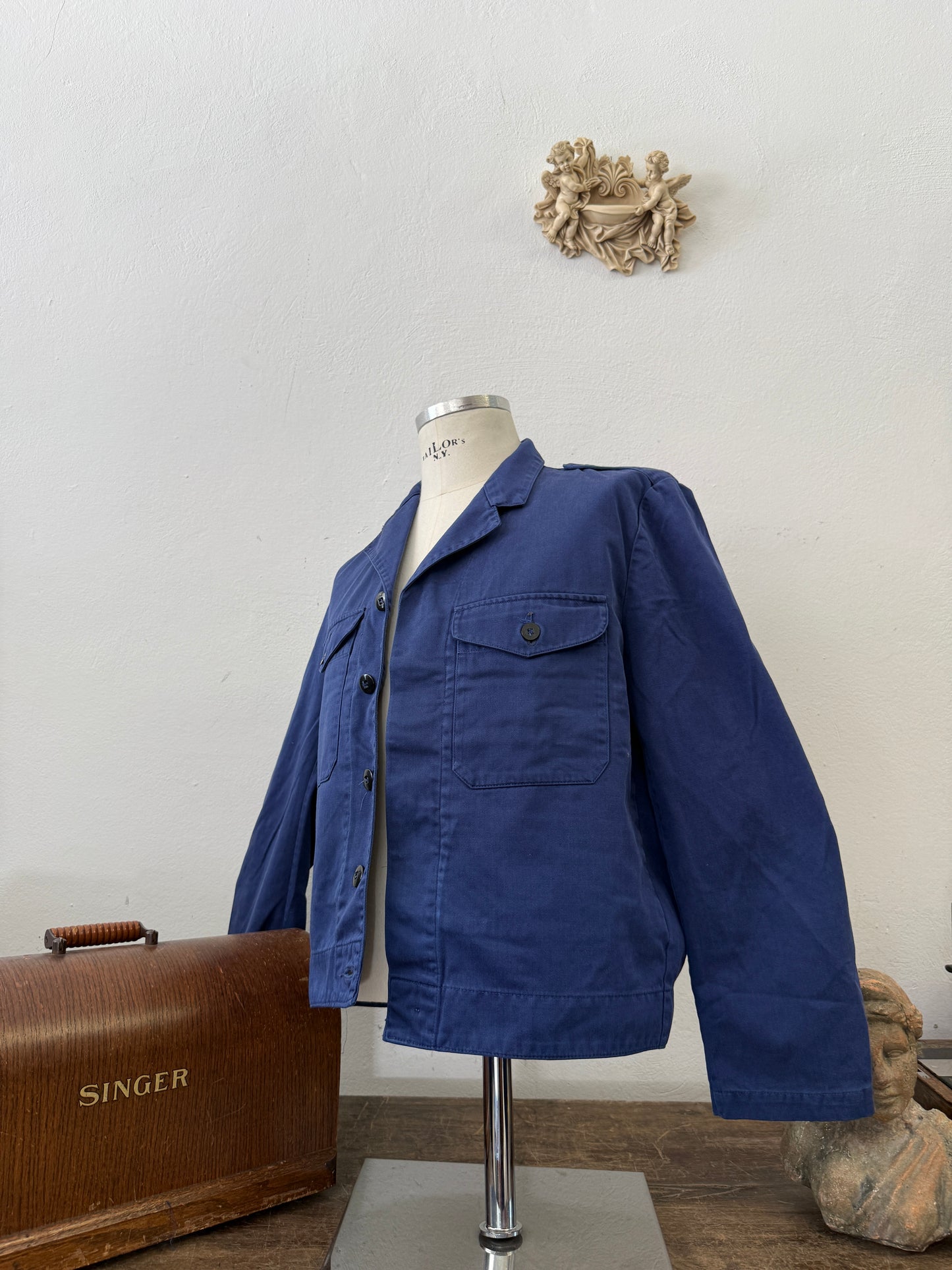 Vintage 80’s Swedish Army Work Jacket “S/M”