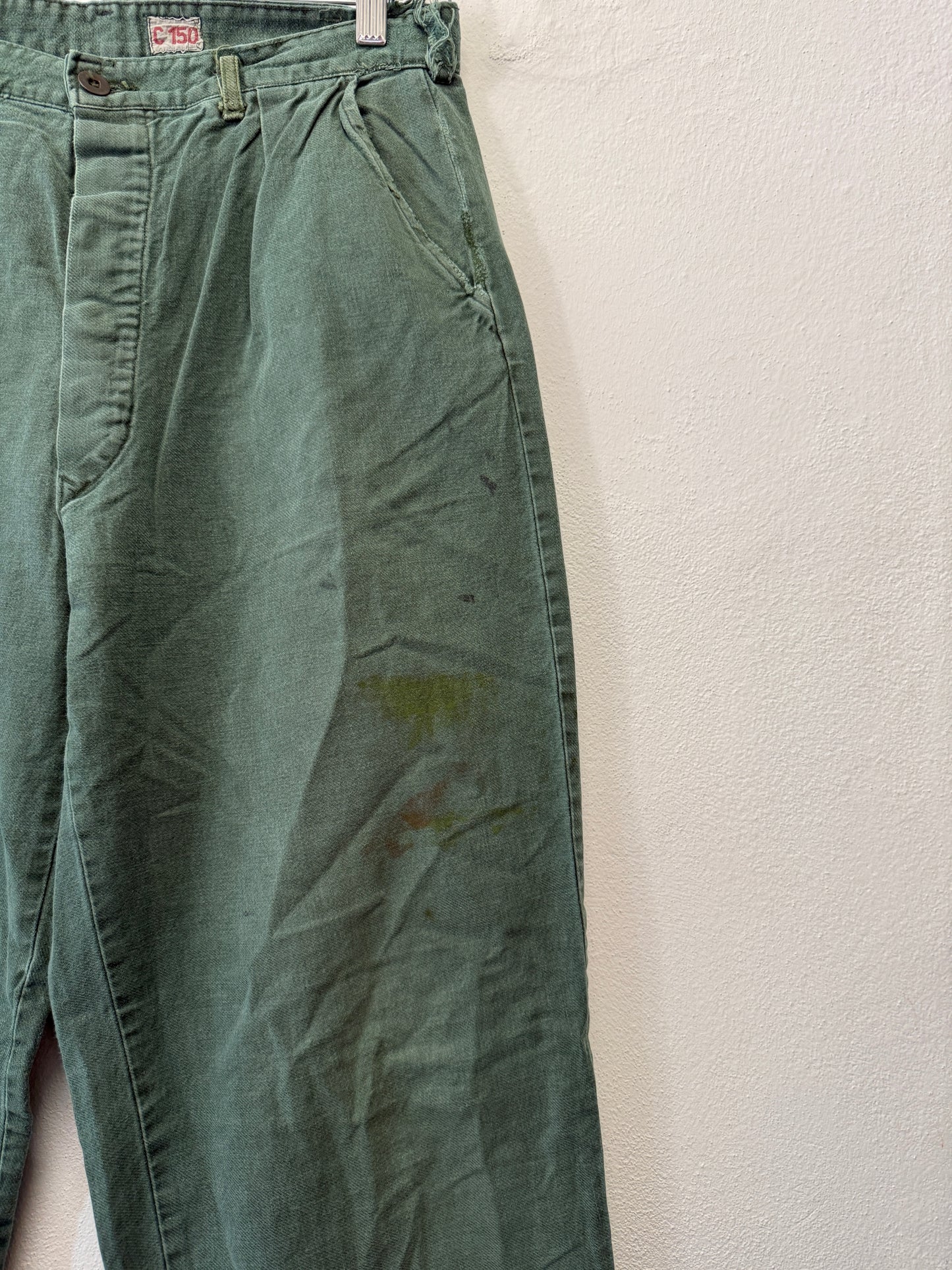 Vintage Swedish Army Fatigue Pants “W31”