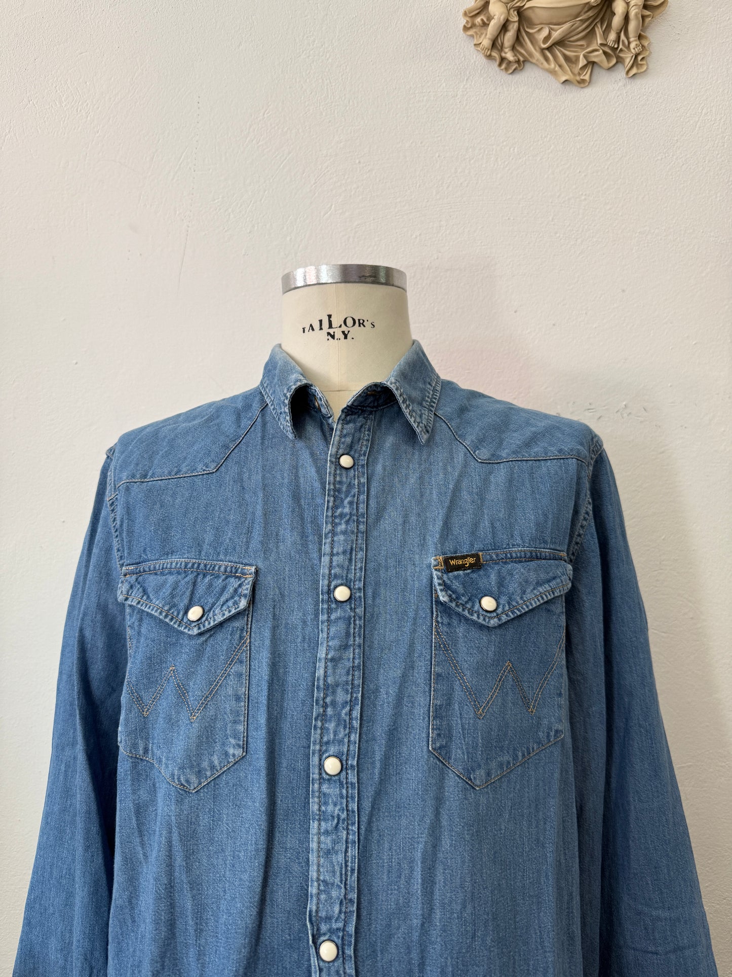 Vintage Wrangler Denim Shirt “XL”