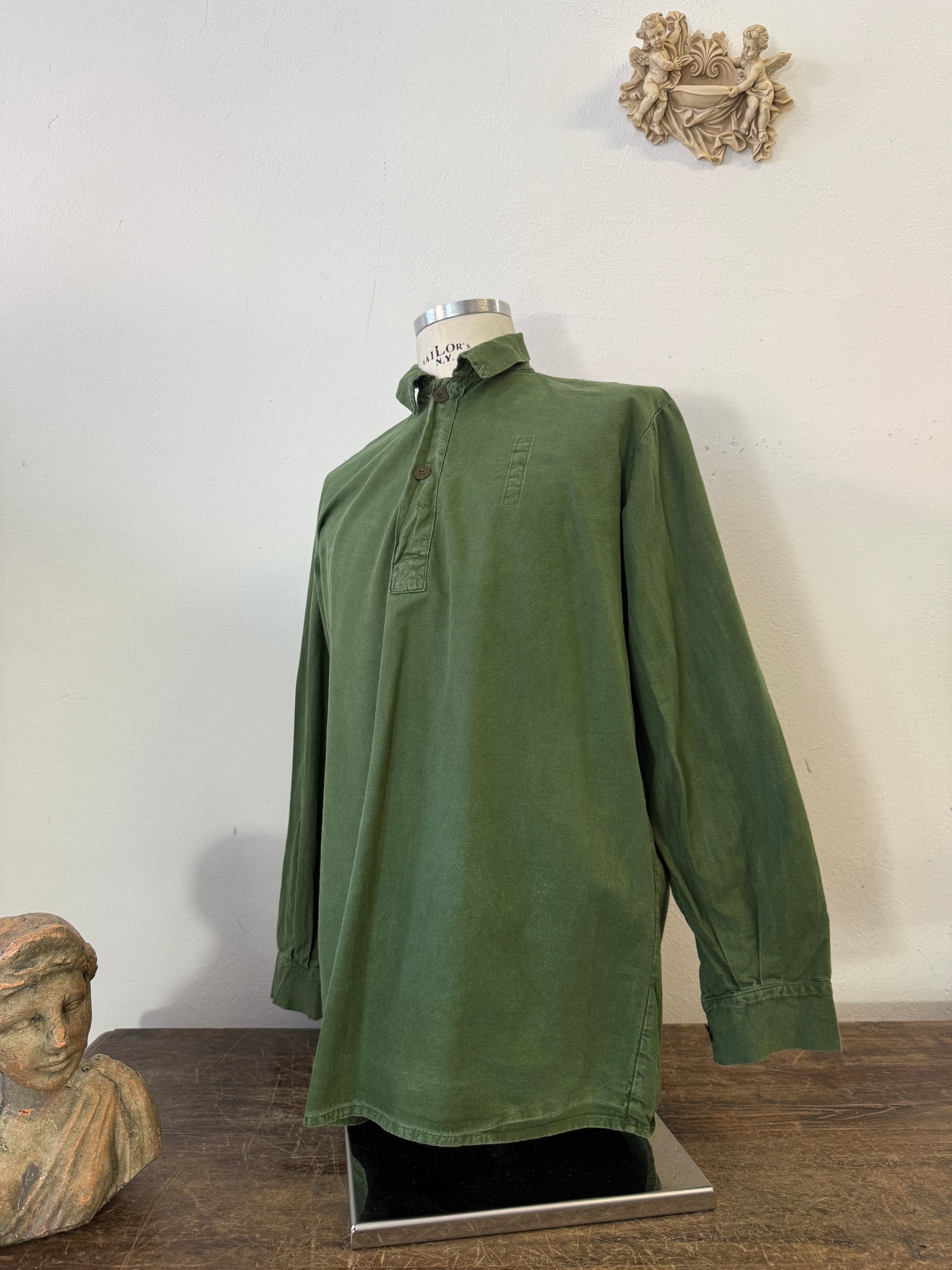 Vintage 80’s Swedish Army Shirt “M/L”