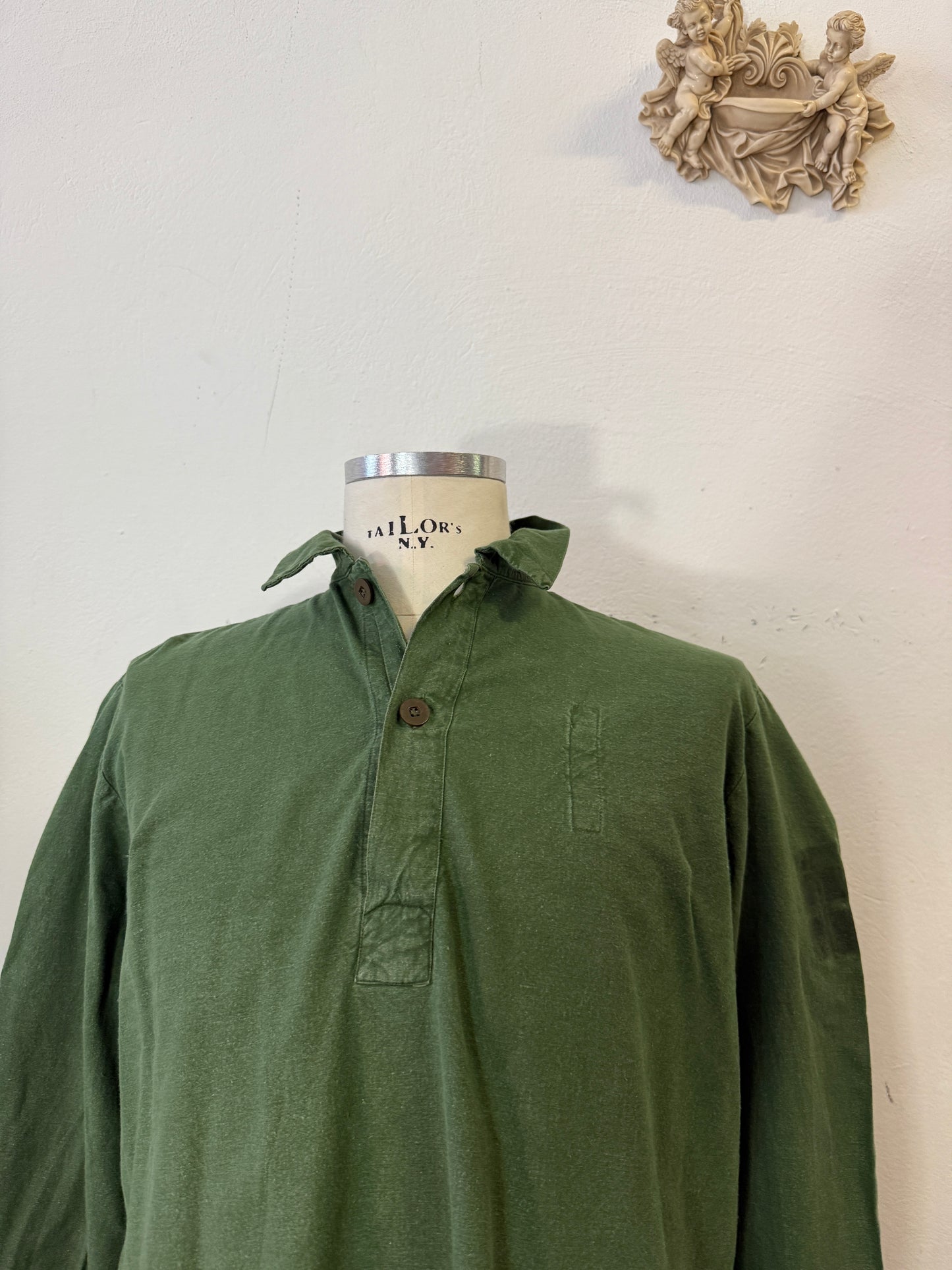 Vintage 80’s Swedish Army Shirt “M”