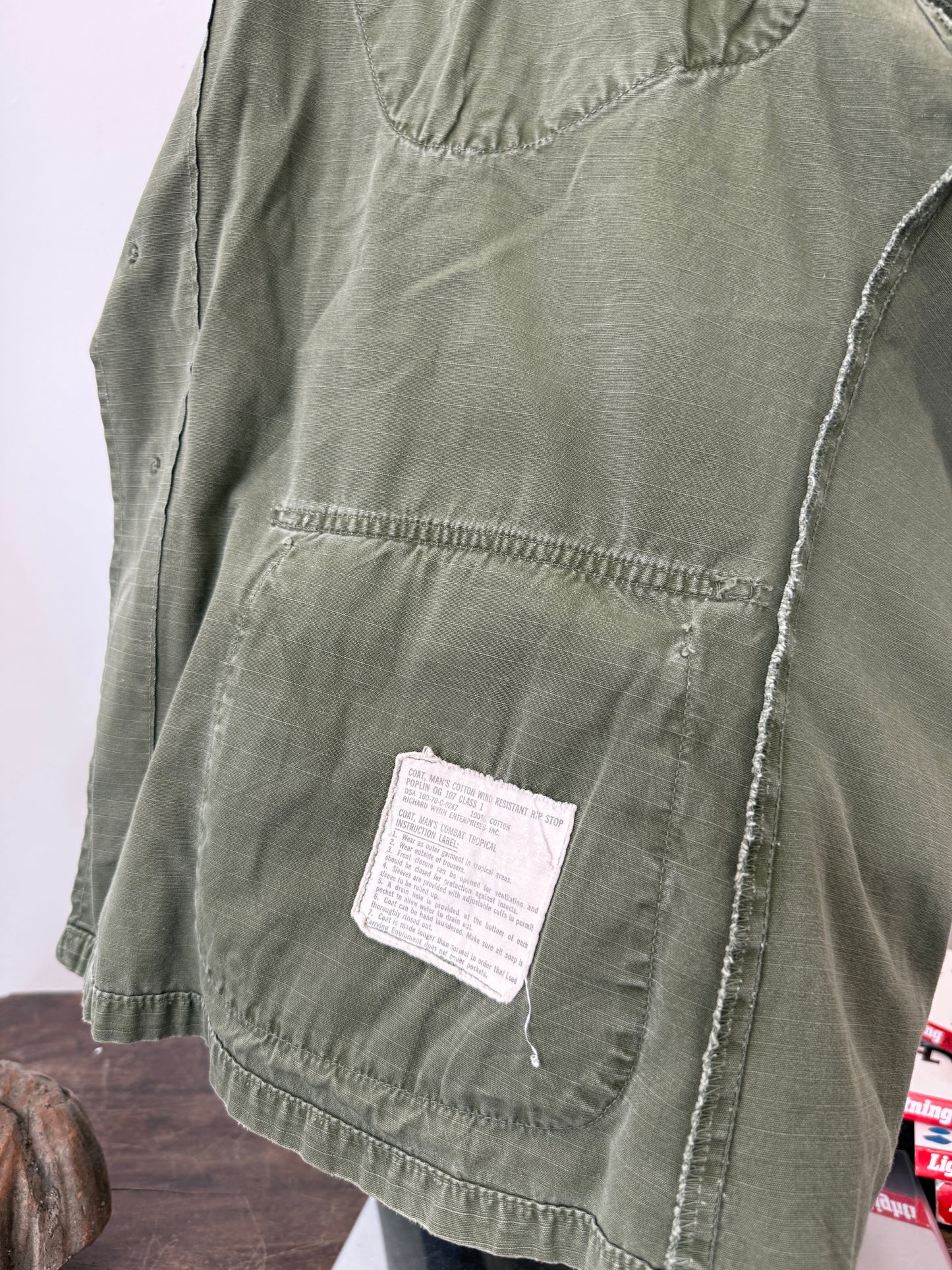 Vintage Ripstop Jungle Jacket Us Army “M”