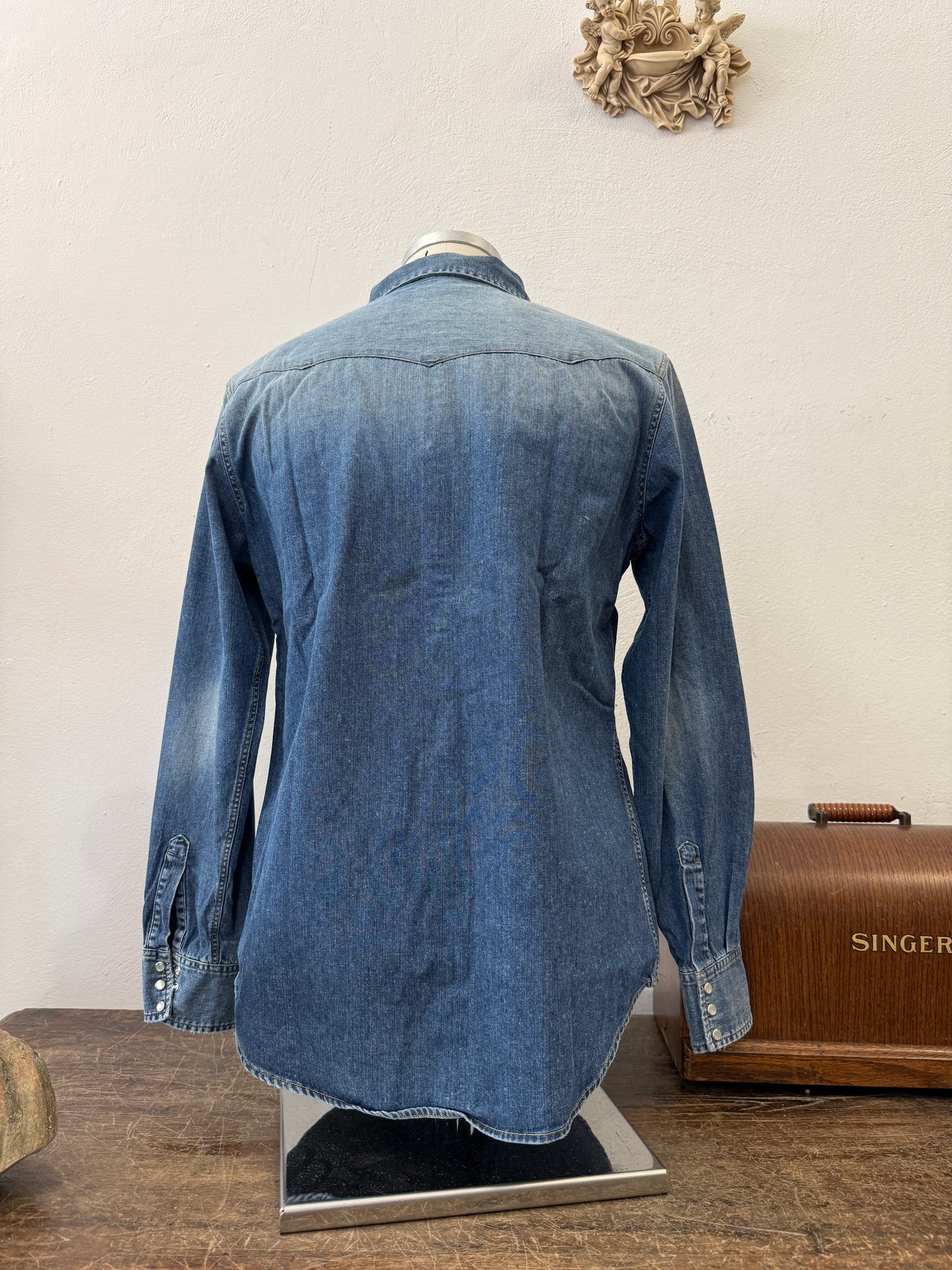 Western “Jeckerson” Denim Shirt - S, M, L