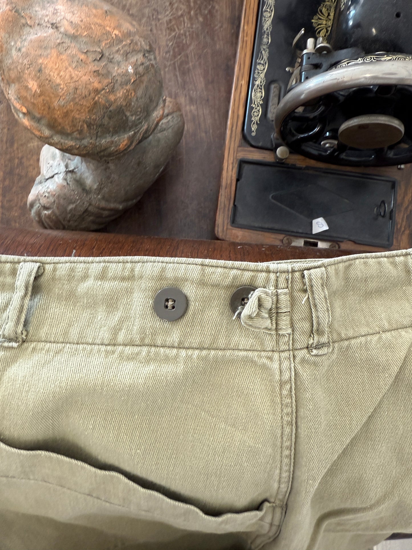 Vintage 80’s German Army Cargo Pants - Sand “W33~35”
