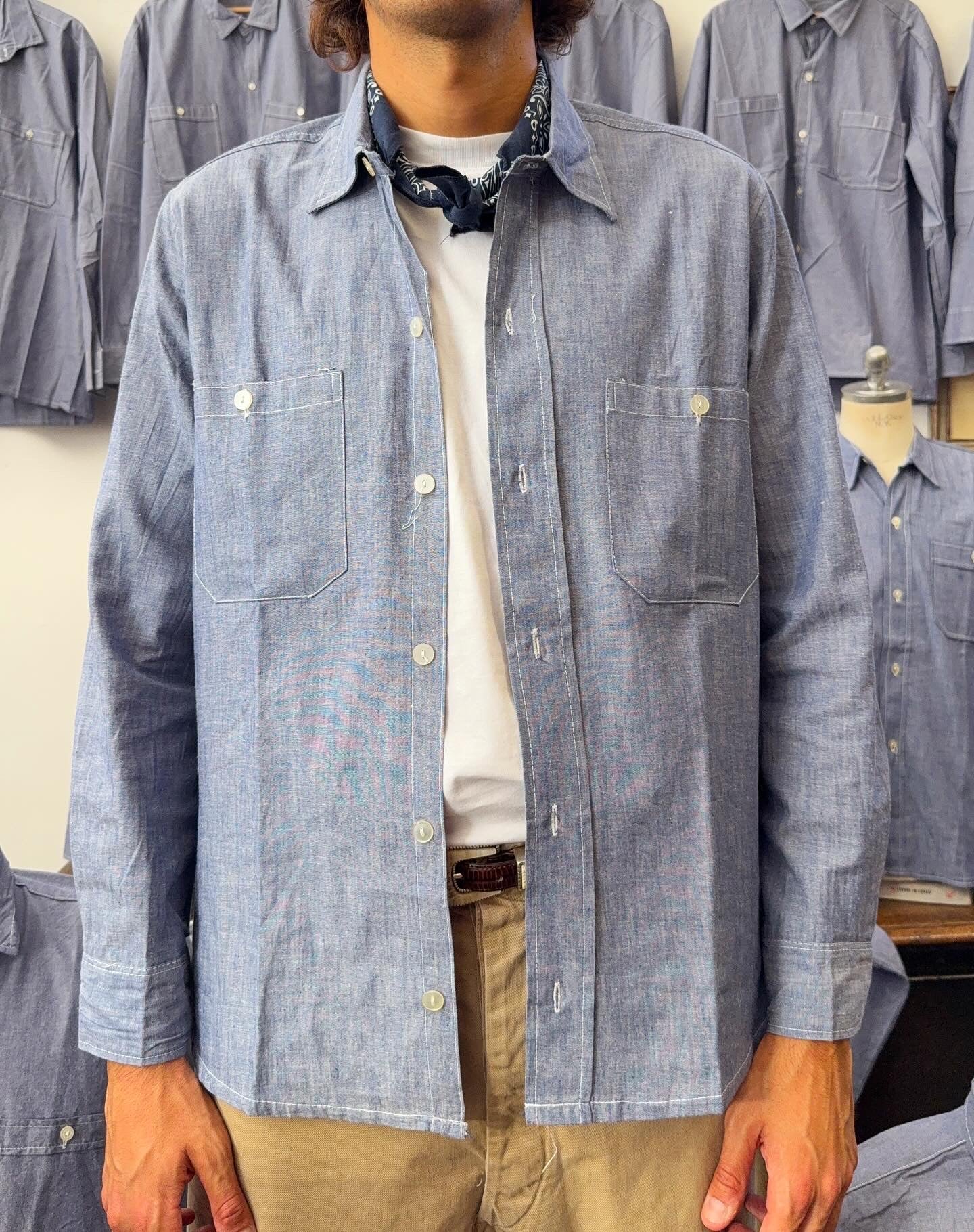 German Navy Chambray Shirt