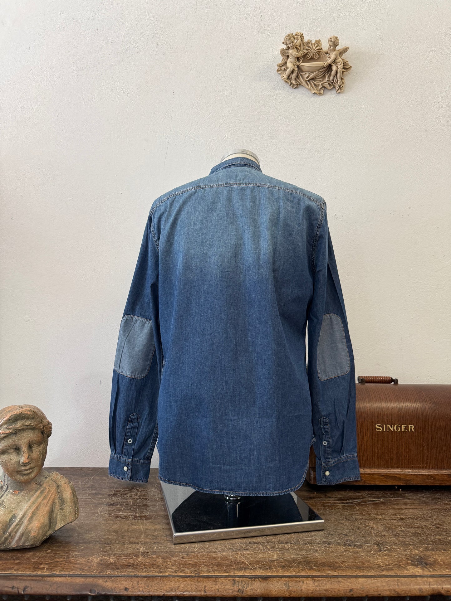 Western “Jeckerson” Denim Shirt - XS, S, M, L
