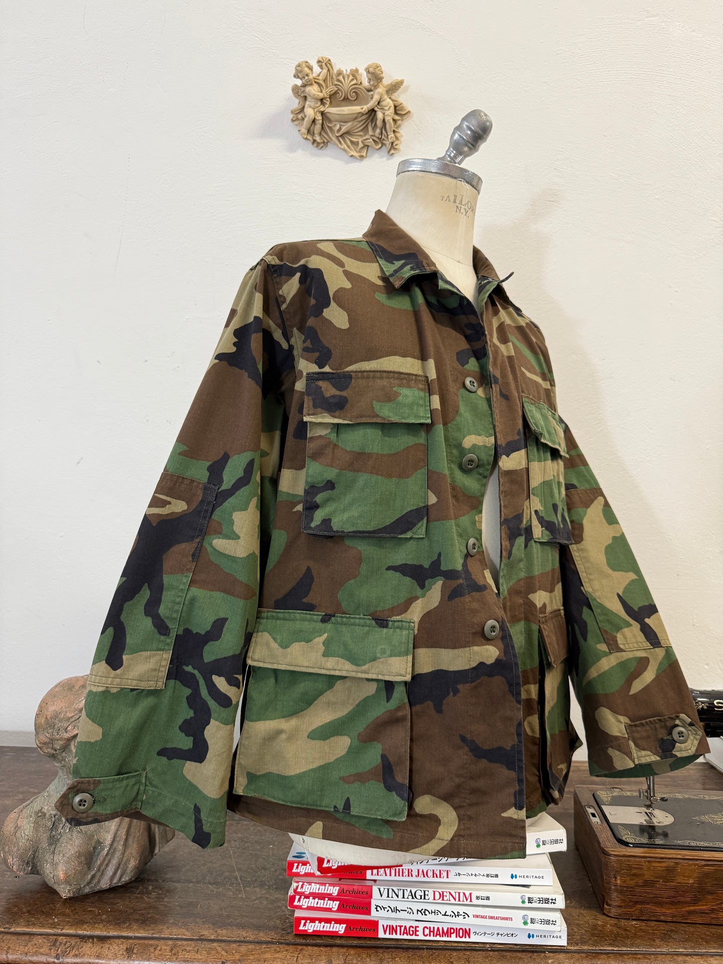 Vintage Woodland Jacket Us Army “M”