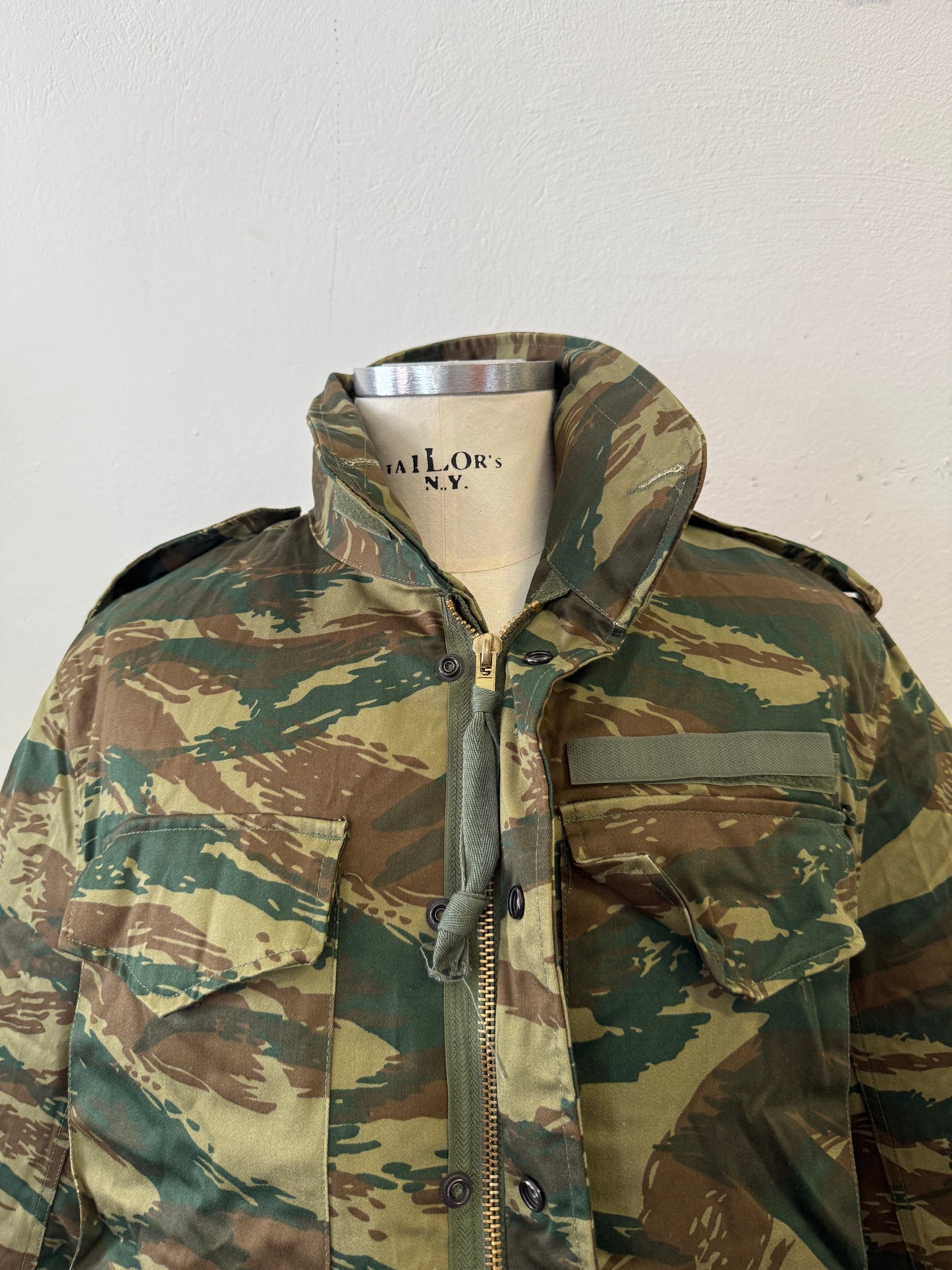 Vintage Greek Army Field Jacket M65 With Liner “L”