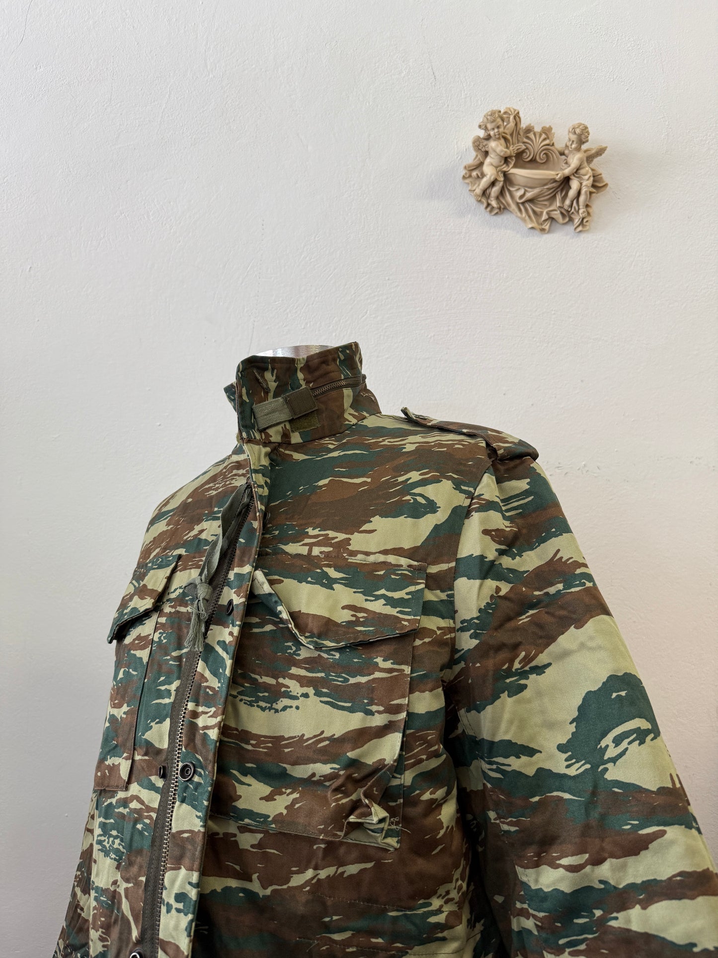 Vintage Greek Army Field Jacket M65 With Liner “L/XL”
