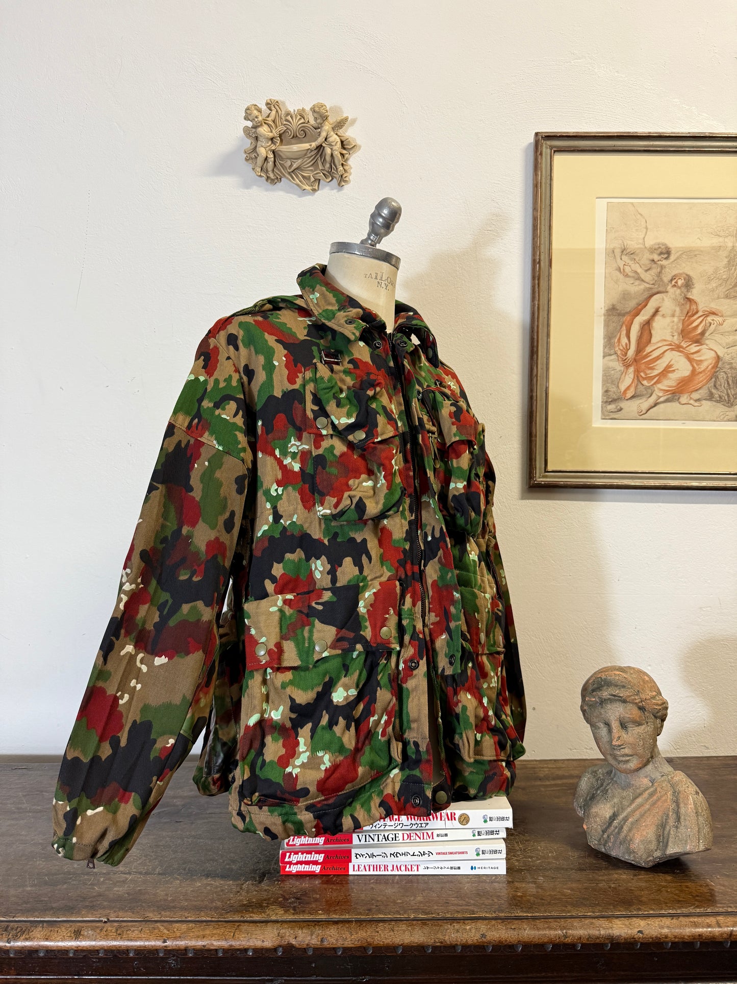 Vintage Swiss Army Camo Jacket M70 “L/XL”