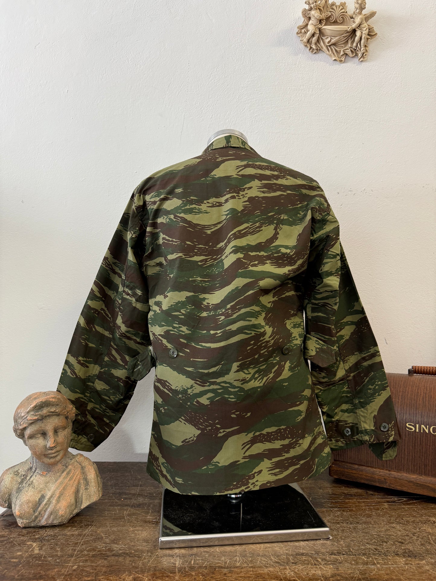 Deadstock Greek Army Lizard BDU Jacket Ripstop