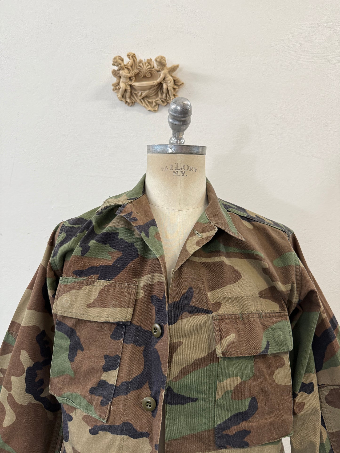 Vintage Woodland Jacket Us Army “S/M”