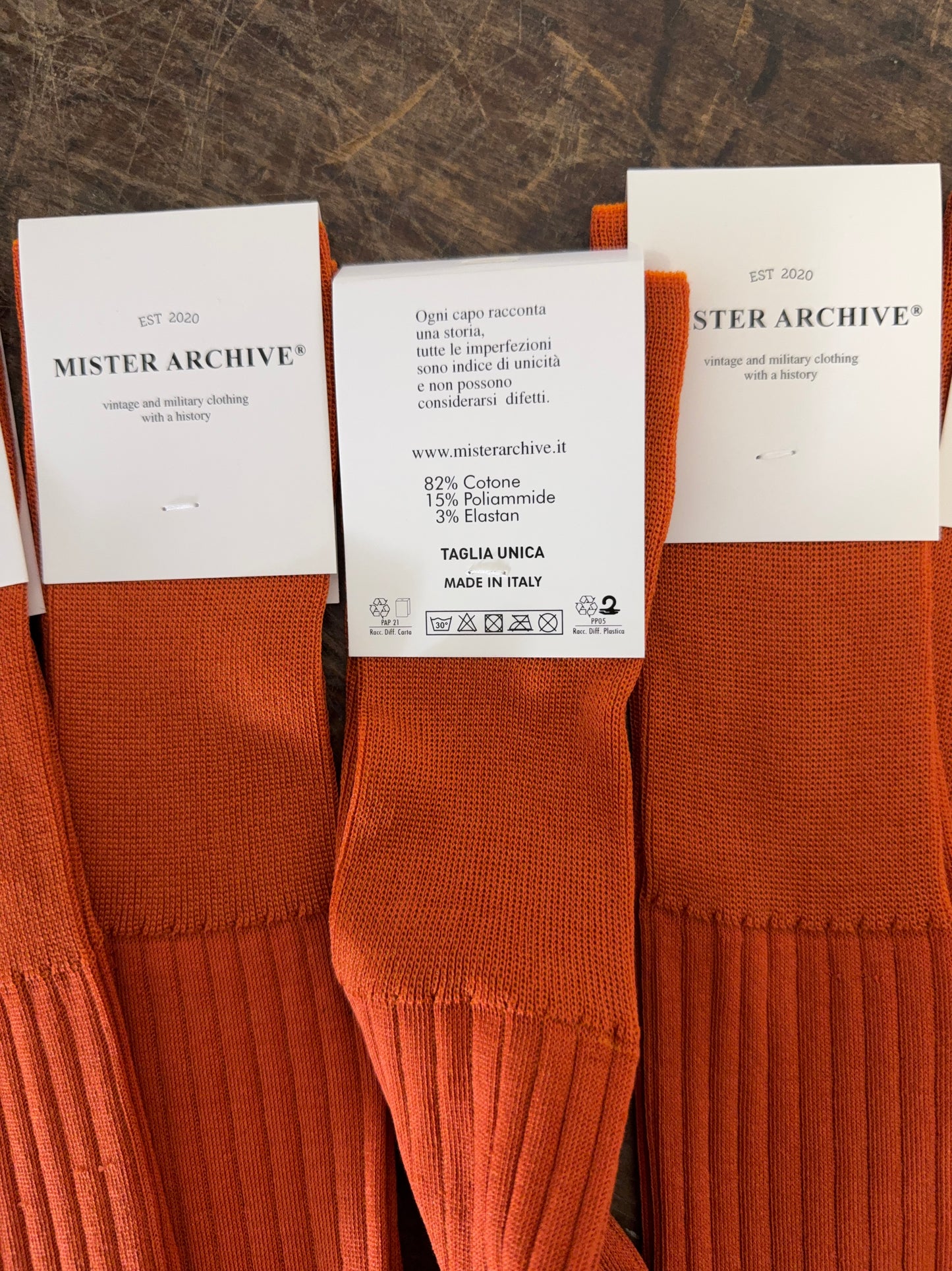 Orange Sock - Mister Archive®