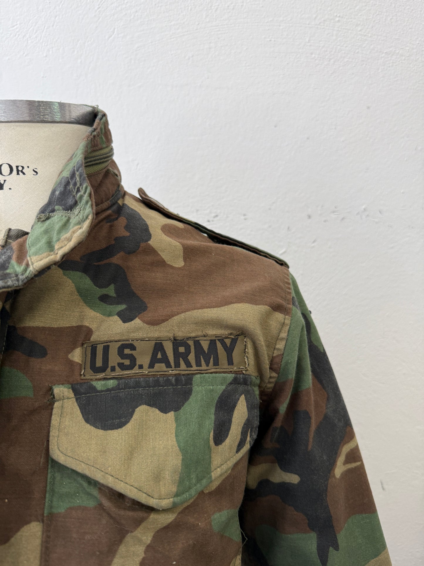 Vintage Woodland Field Jacket M65 Us Army “XS/S”