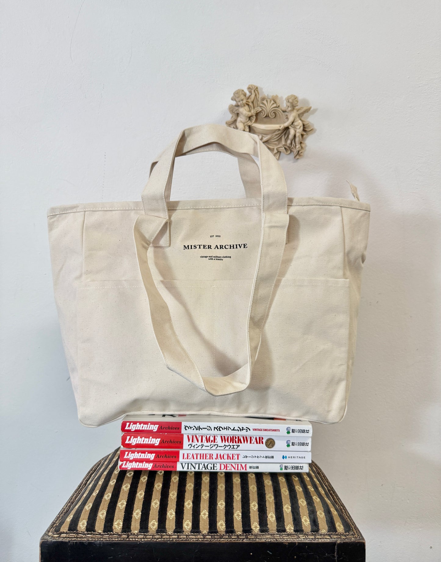 Mister Archive – Canvas Tote (Black)