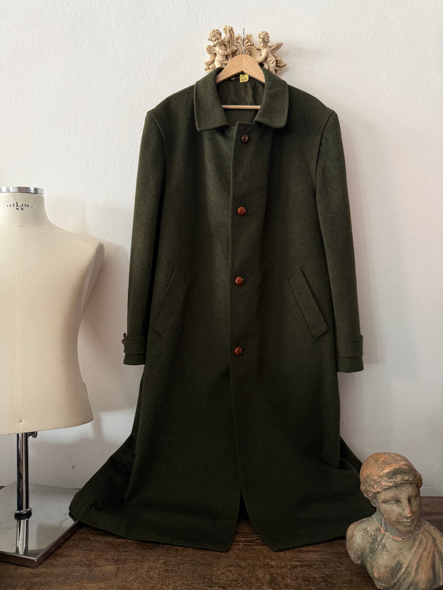 Vintage 80’s Loden Coat “XL”