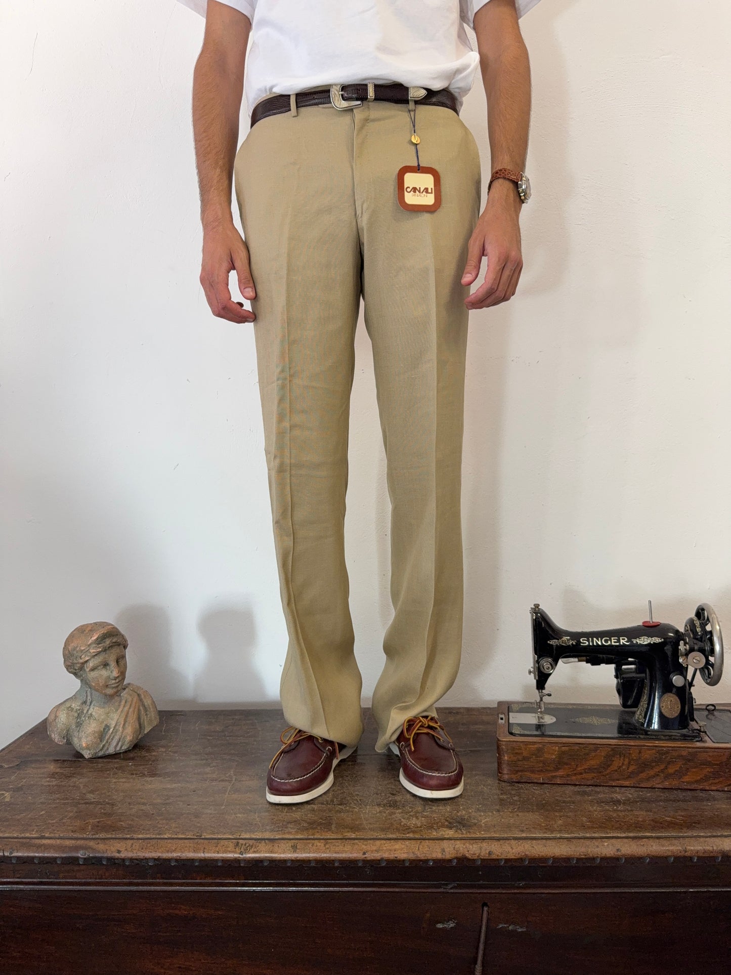 Beige Canali Pants “W34”