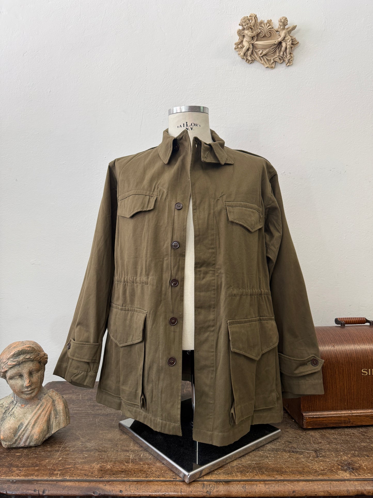 Vintage 50’s French Army Jacket M47 “L”