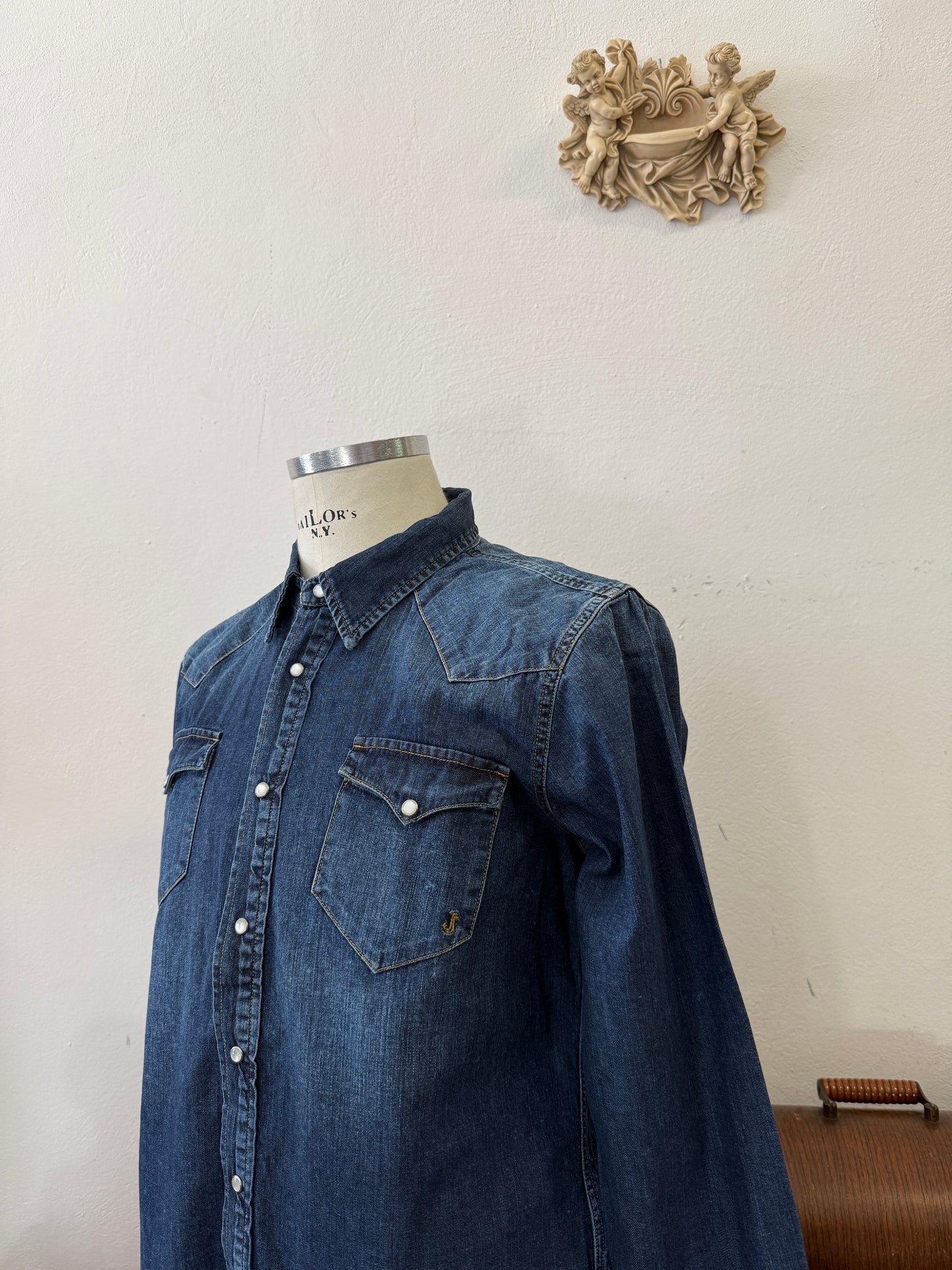 Western “Jeckerson” Denim Shirt - S, M, L