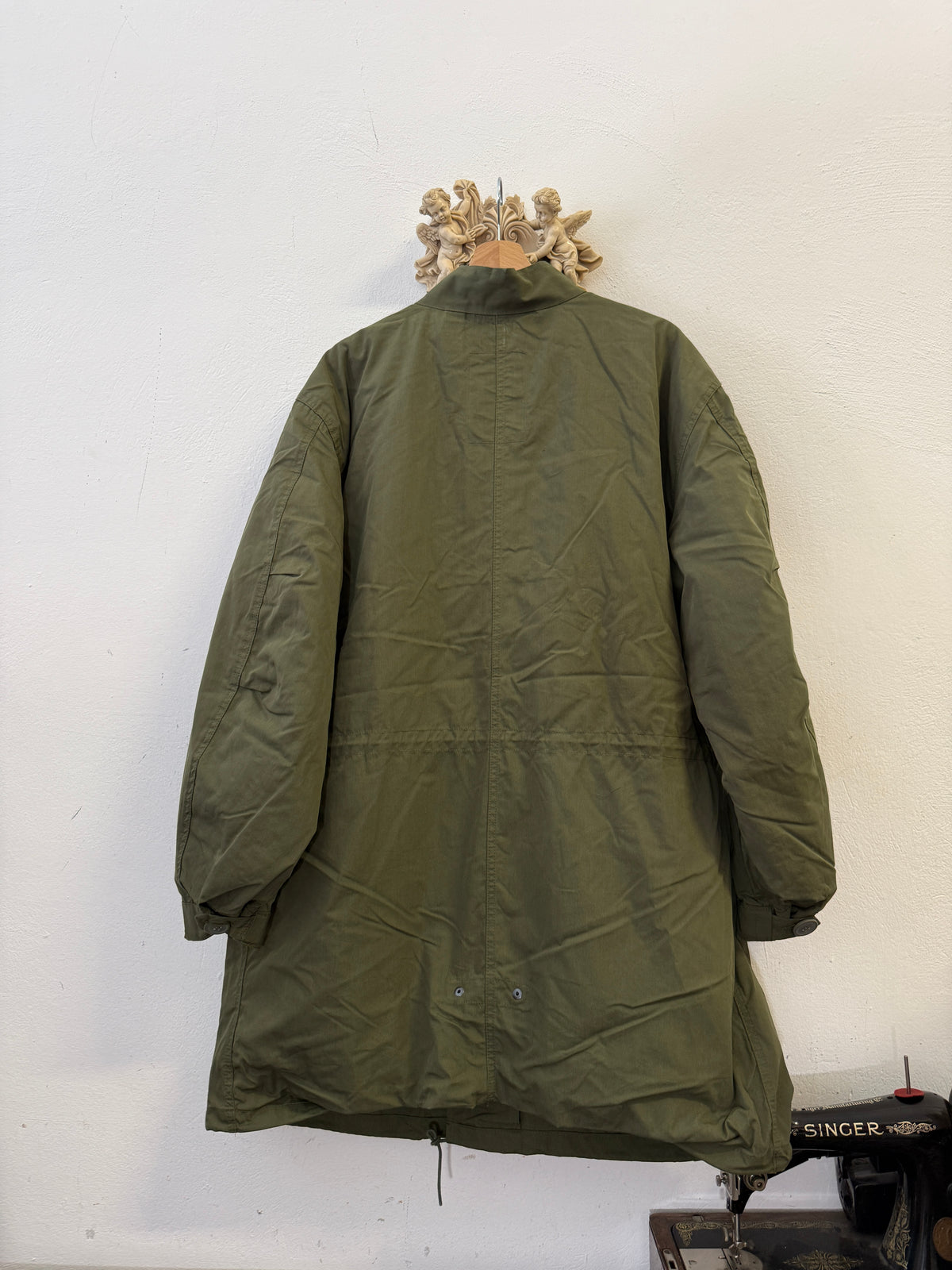 US OD M65 SHELL PARKA WITH LINER - REPRO “L/XL”