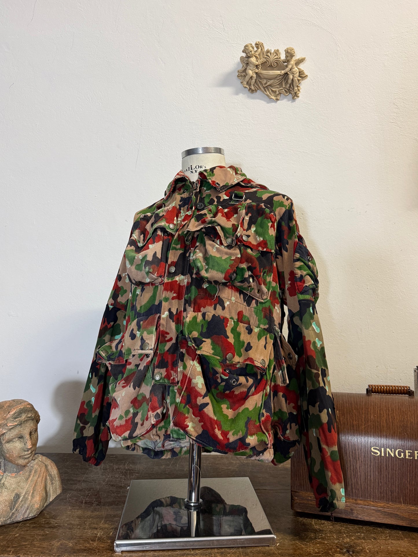 Vintage Swiss Army Camo Jacket M70 “L/XL”