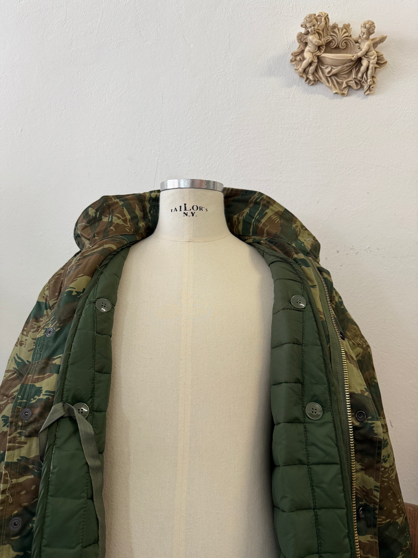 Vintage Greek Army Field Jacket M65 With Liner “L”