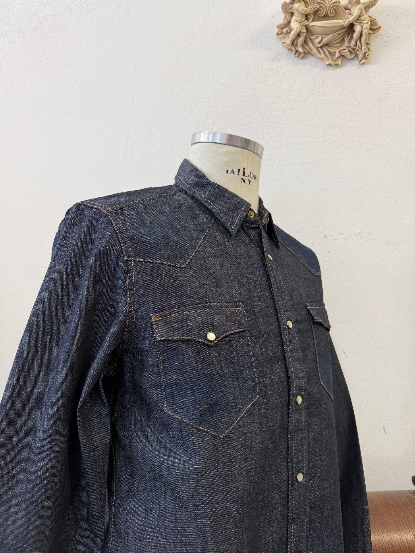 Western “Jeckerson” Denim Shirt - XS, S, M