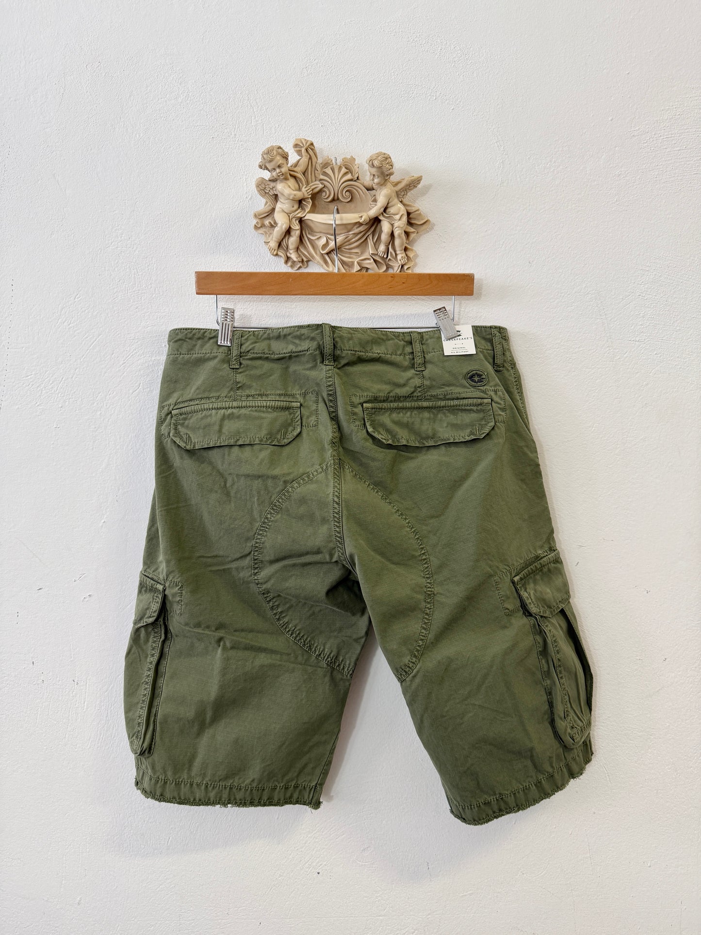 Cargo Short Barras Military Green - Chesapeakes