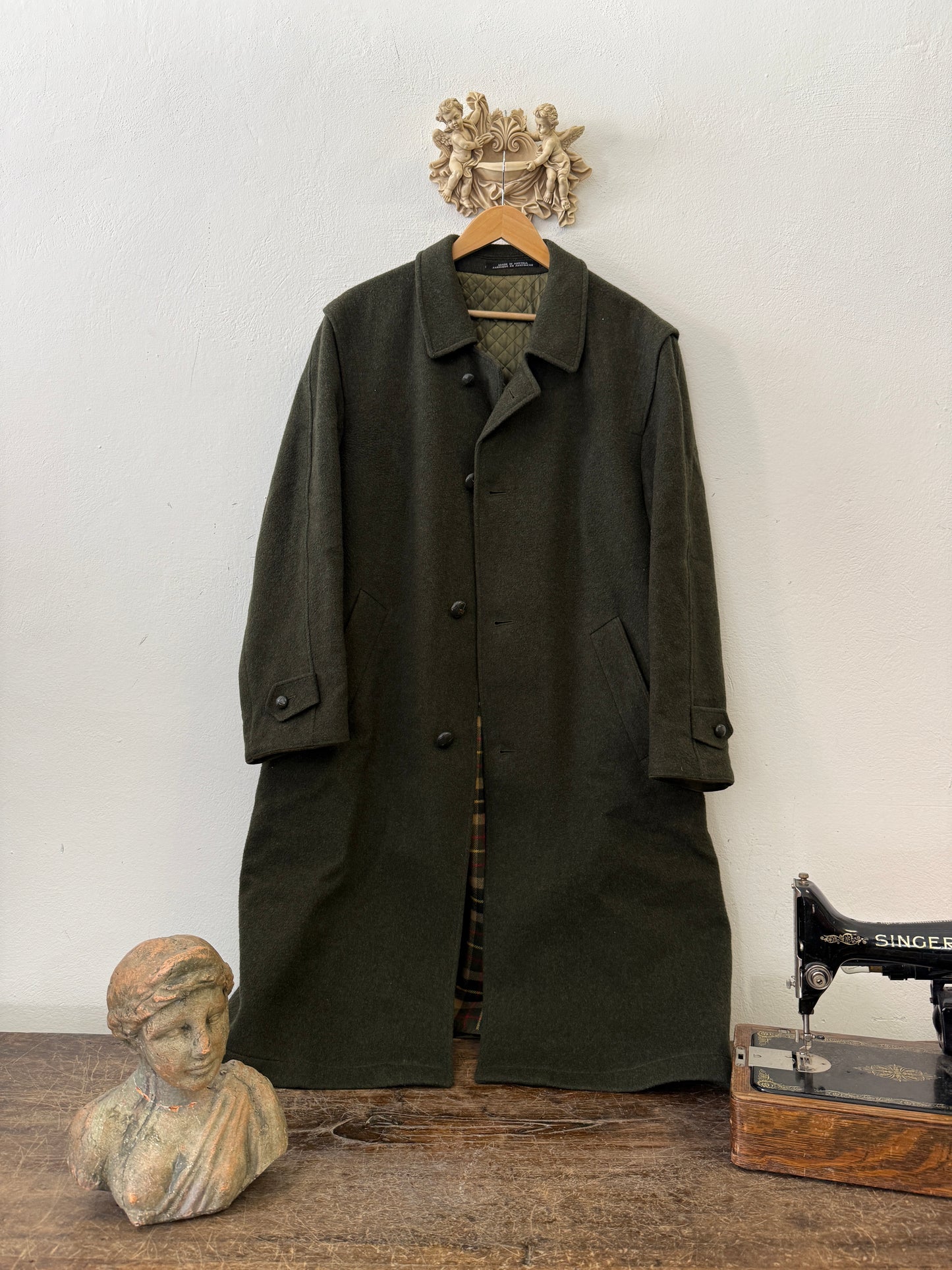Vintage Loden Coat “L”