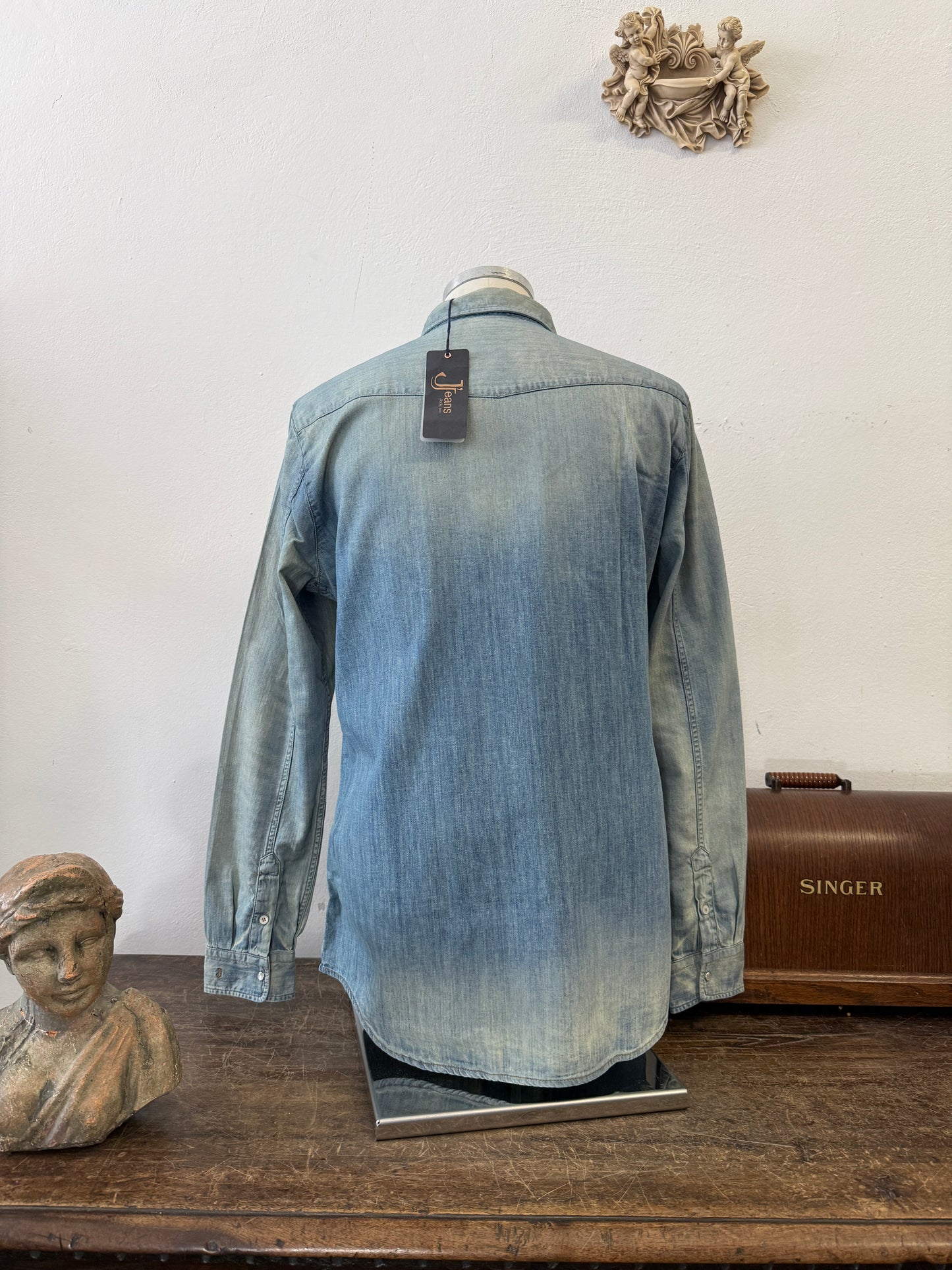 Western “Jeckerson” Denim Shirt - S, M, L