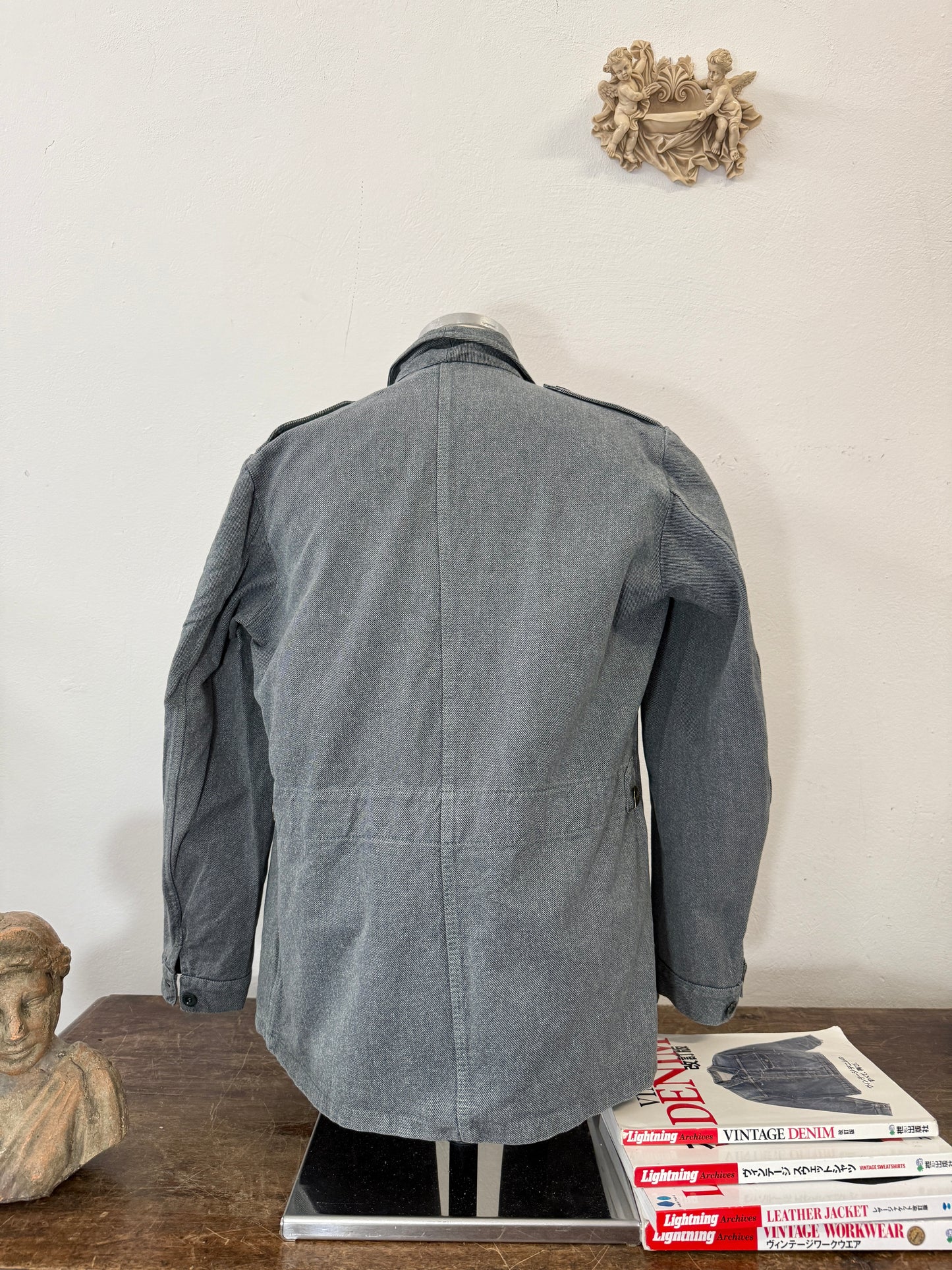 Vintage Selvedge Swiss Army Jacket “L”