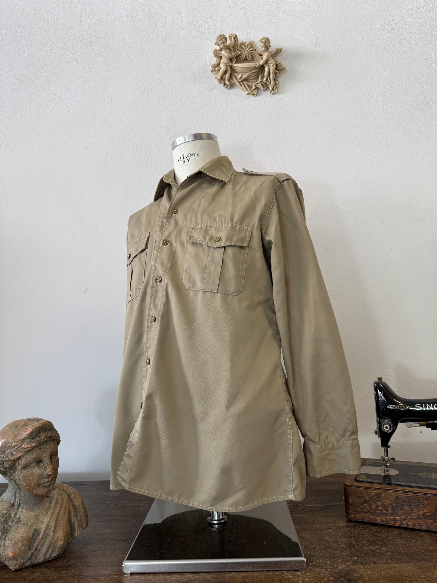 Vintage Italian Army Shirt “S/M”
