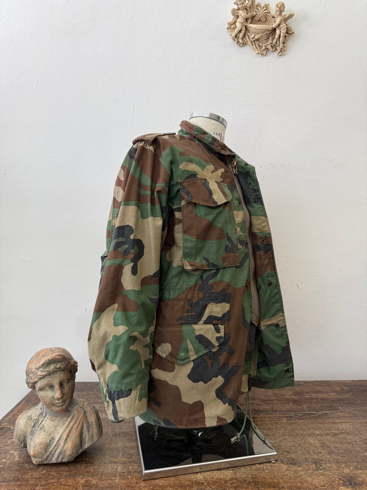 Vintage Woodland Field Jacket M65 Us Army “S”