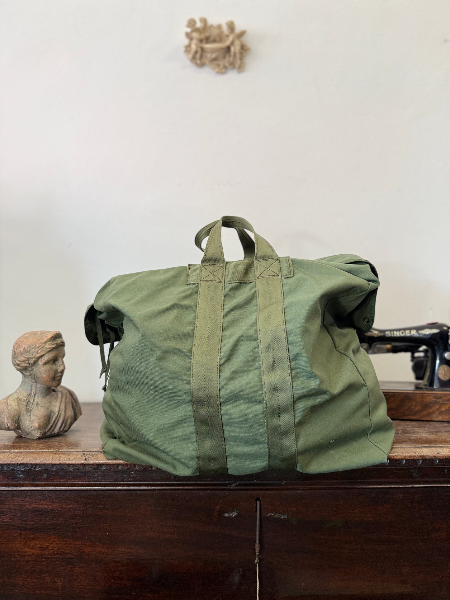 Vintage Nylon Us Flyers Kit Bag