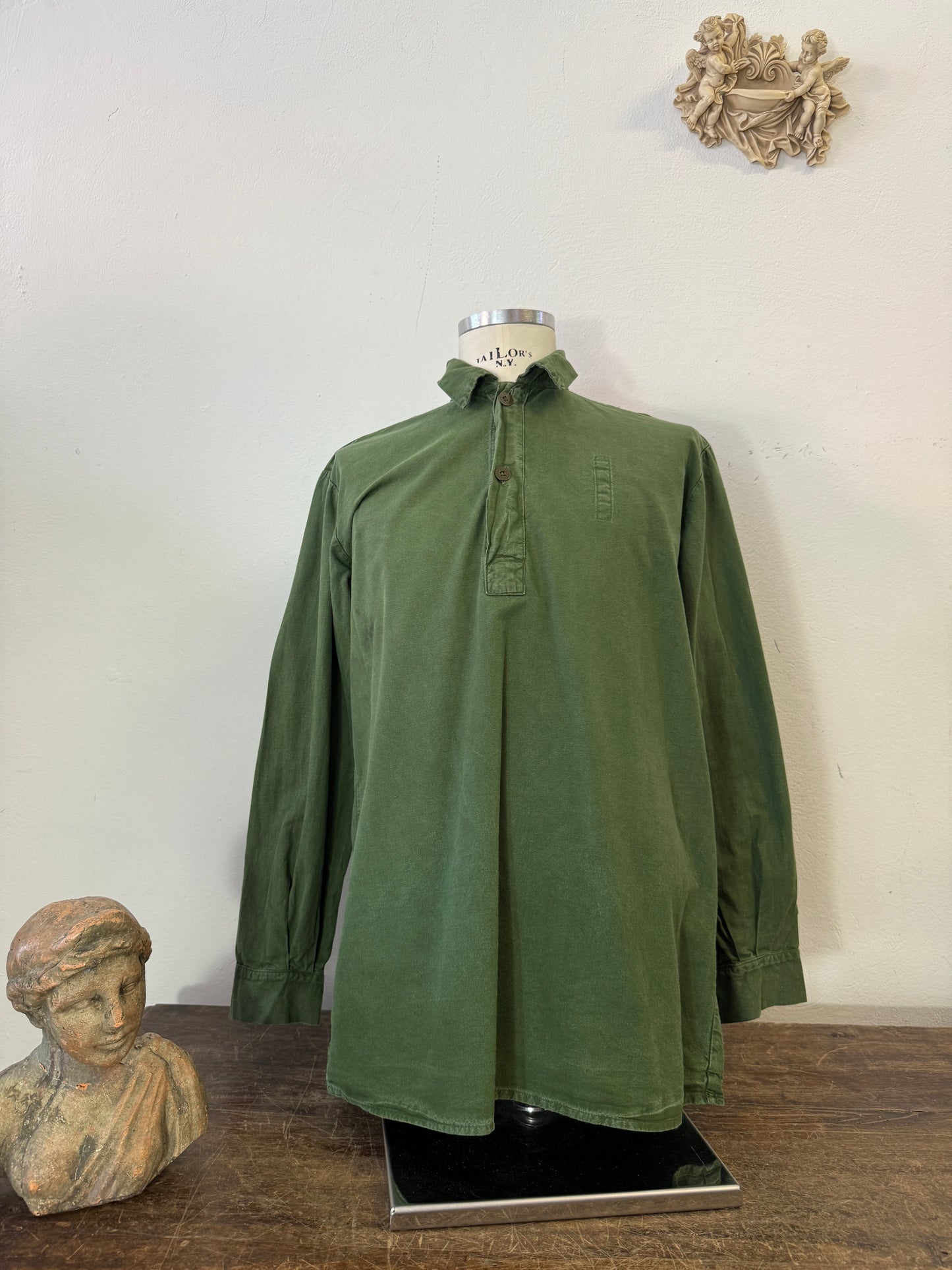 Vintage 80’s Swedish Army Shirt “M/L”