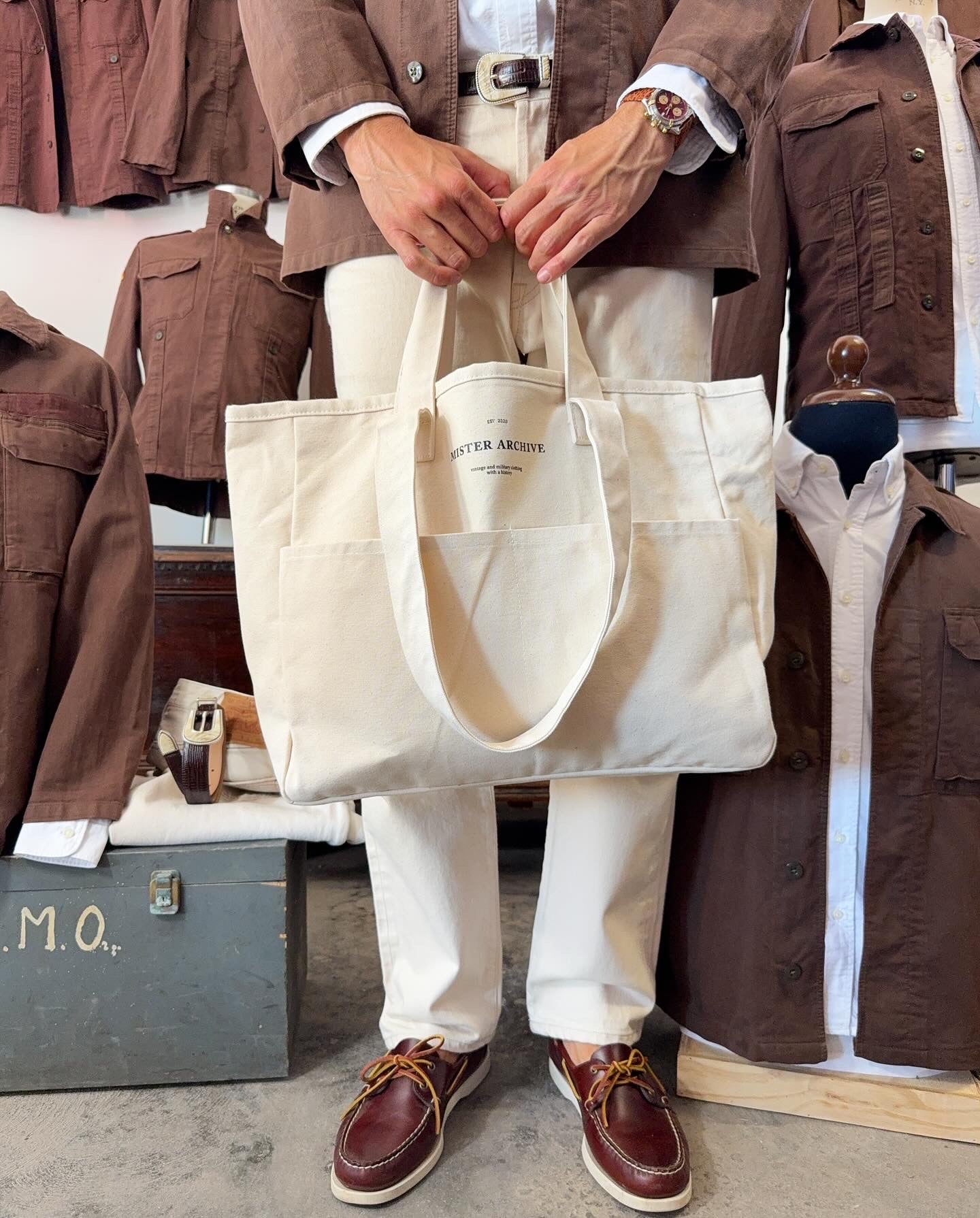 Mister Archive – Canvas Tote (Black)