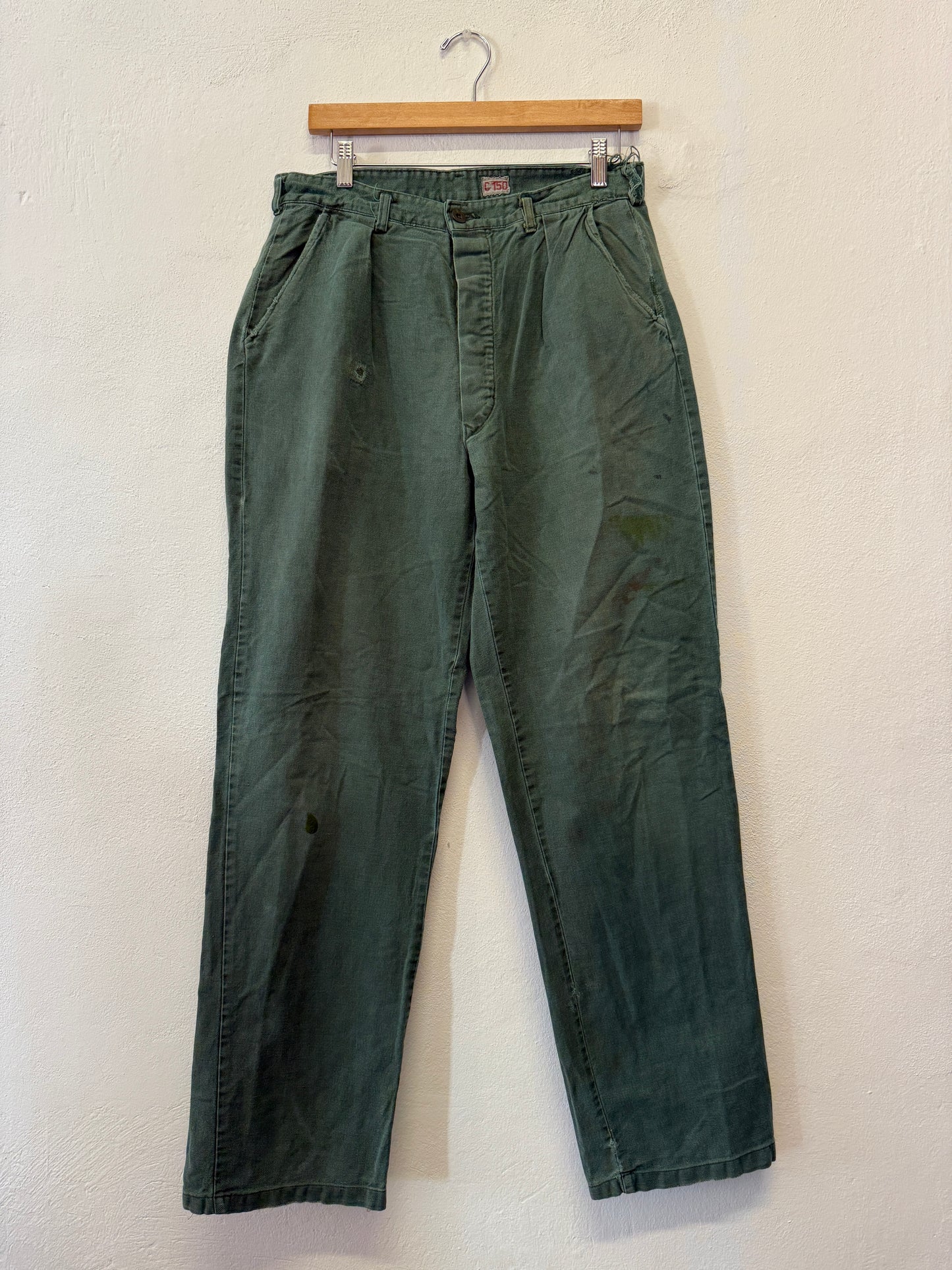Vintage Swedish Army Fatigue Pants “W31”