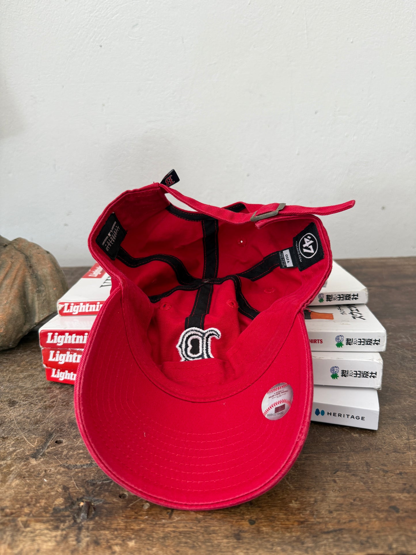 Red Boston Cap 47