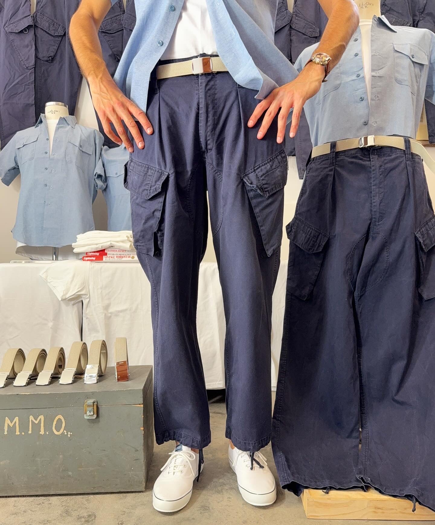 Vintage British Navy Pants “W36”