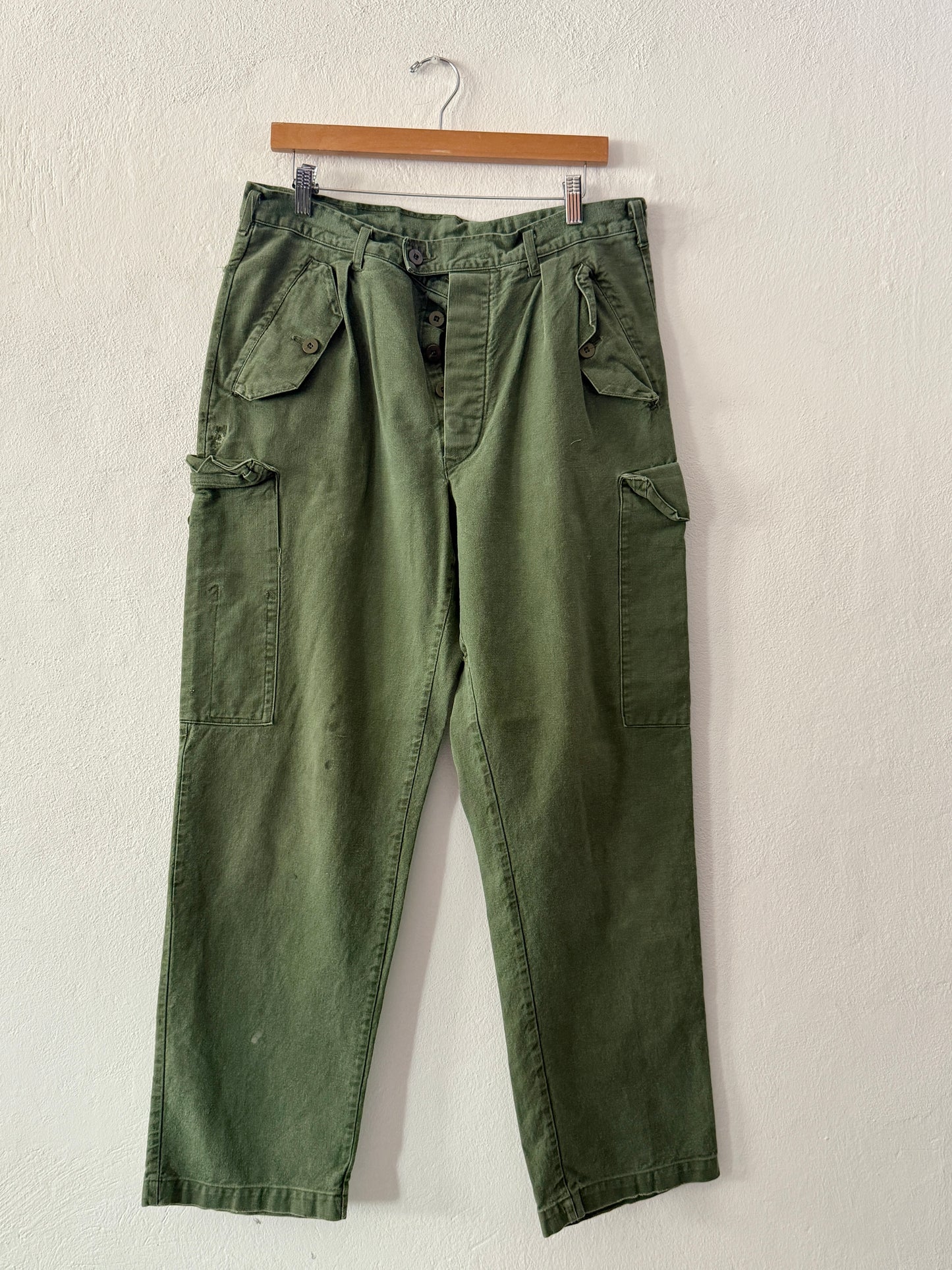 Vintage Swedish Army Fatigue Pants “W34”