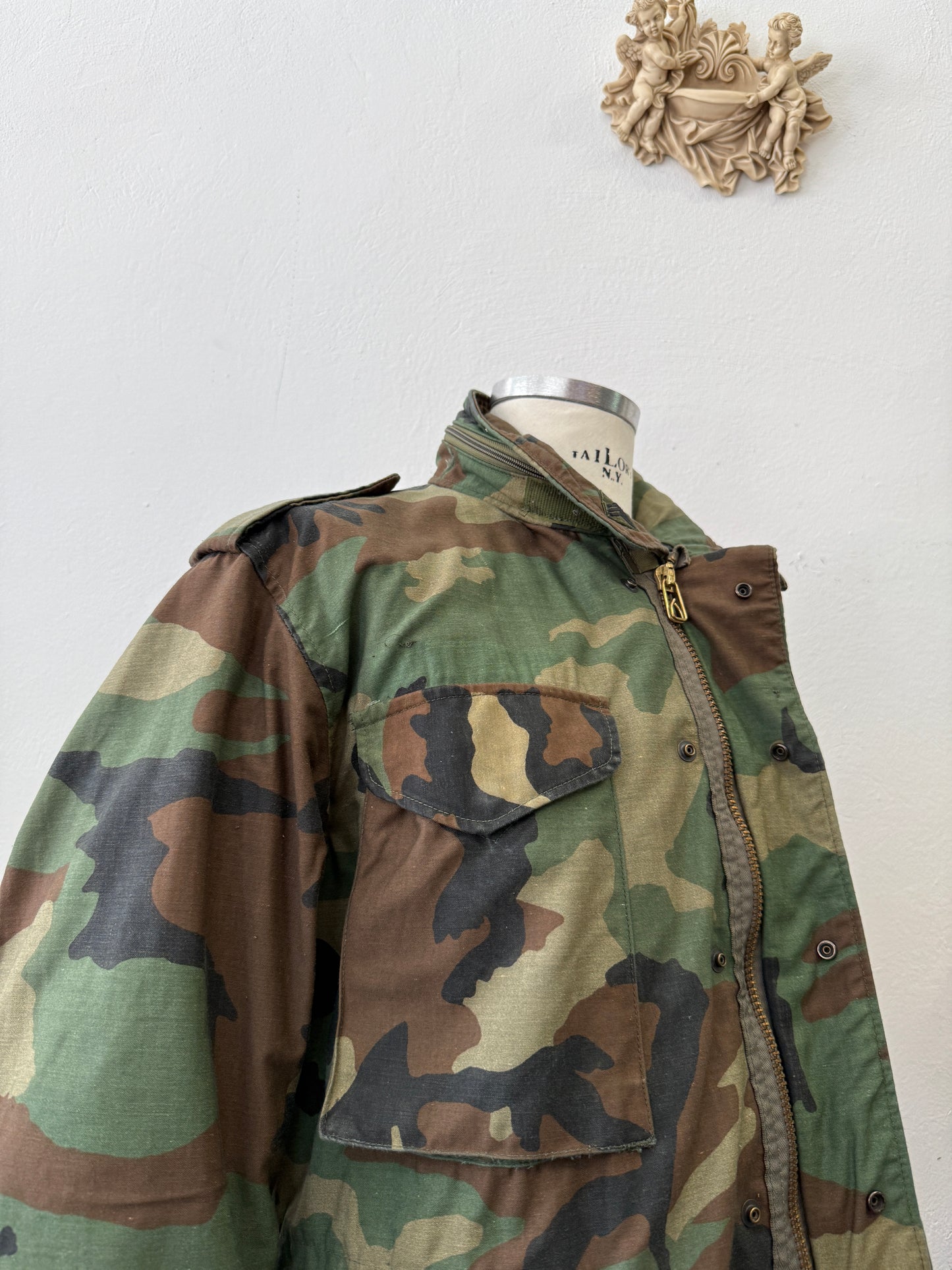 Vintage Woodland Field Jacket M65 Us Army “M”