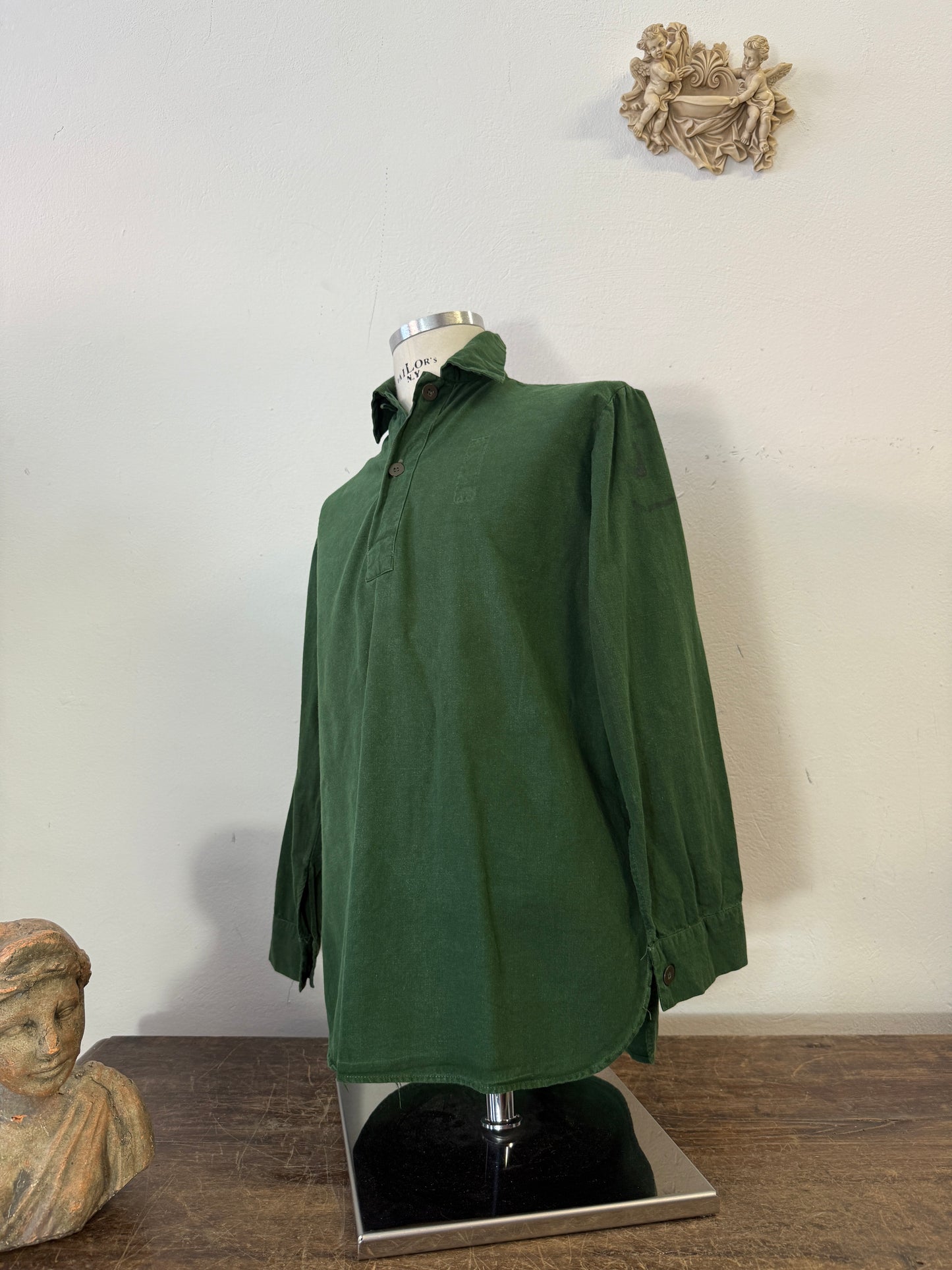 Vintage 80’s Swedish Army Shirt “M”